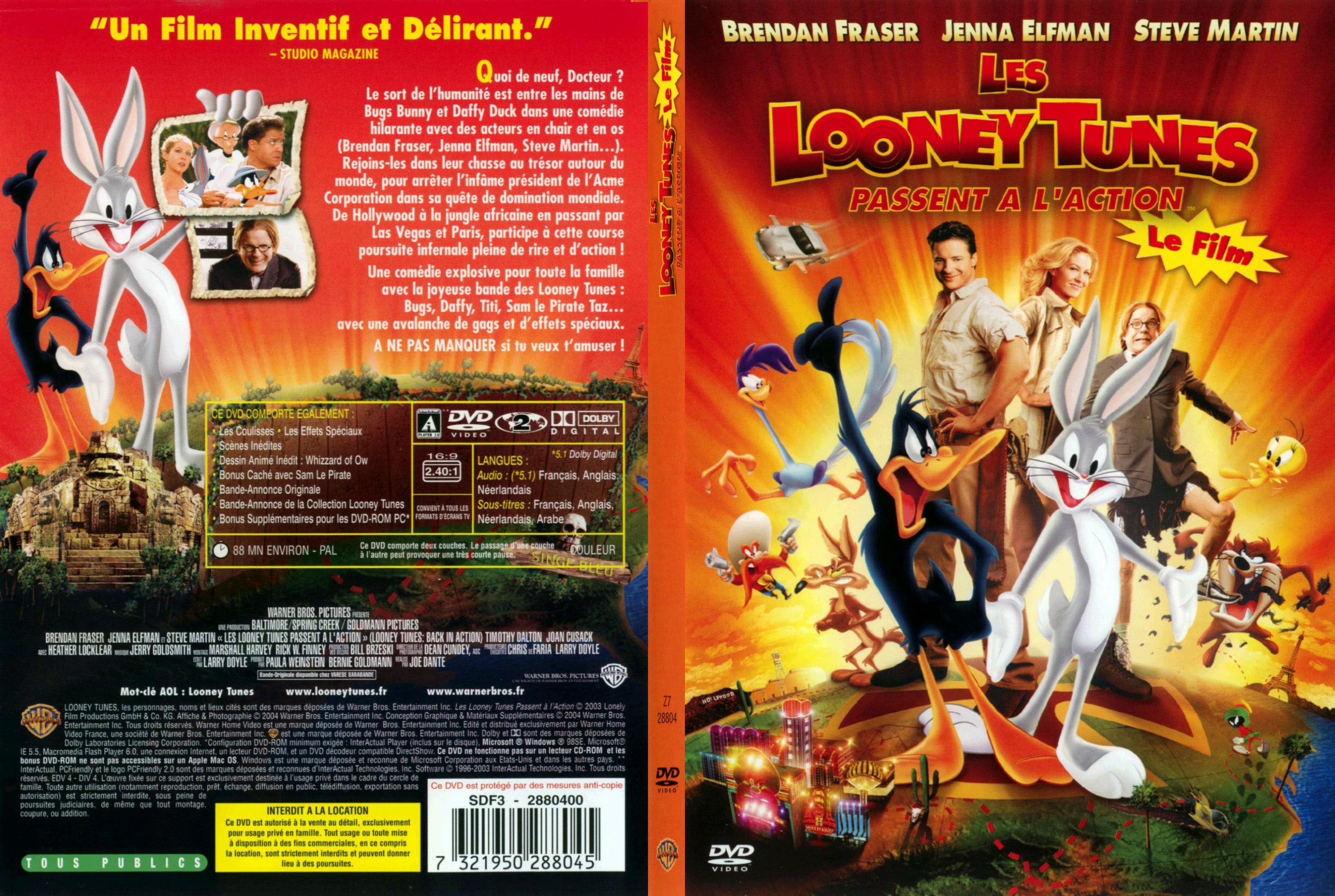 Jaquette DVD Les looney tunes passent a l