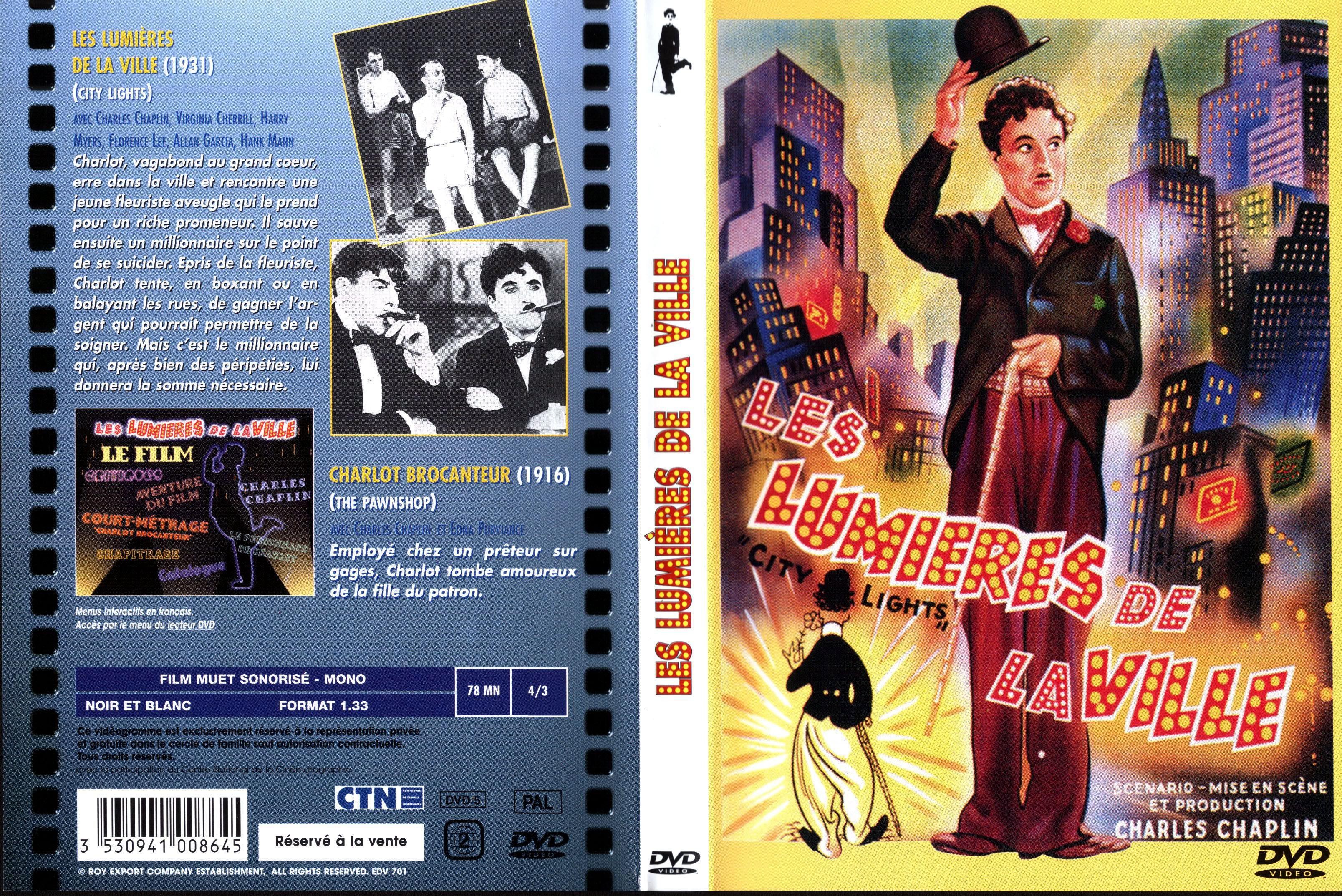 Jaquette DVD Les lumires de la ville