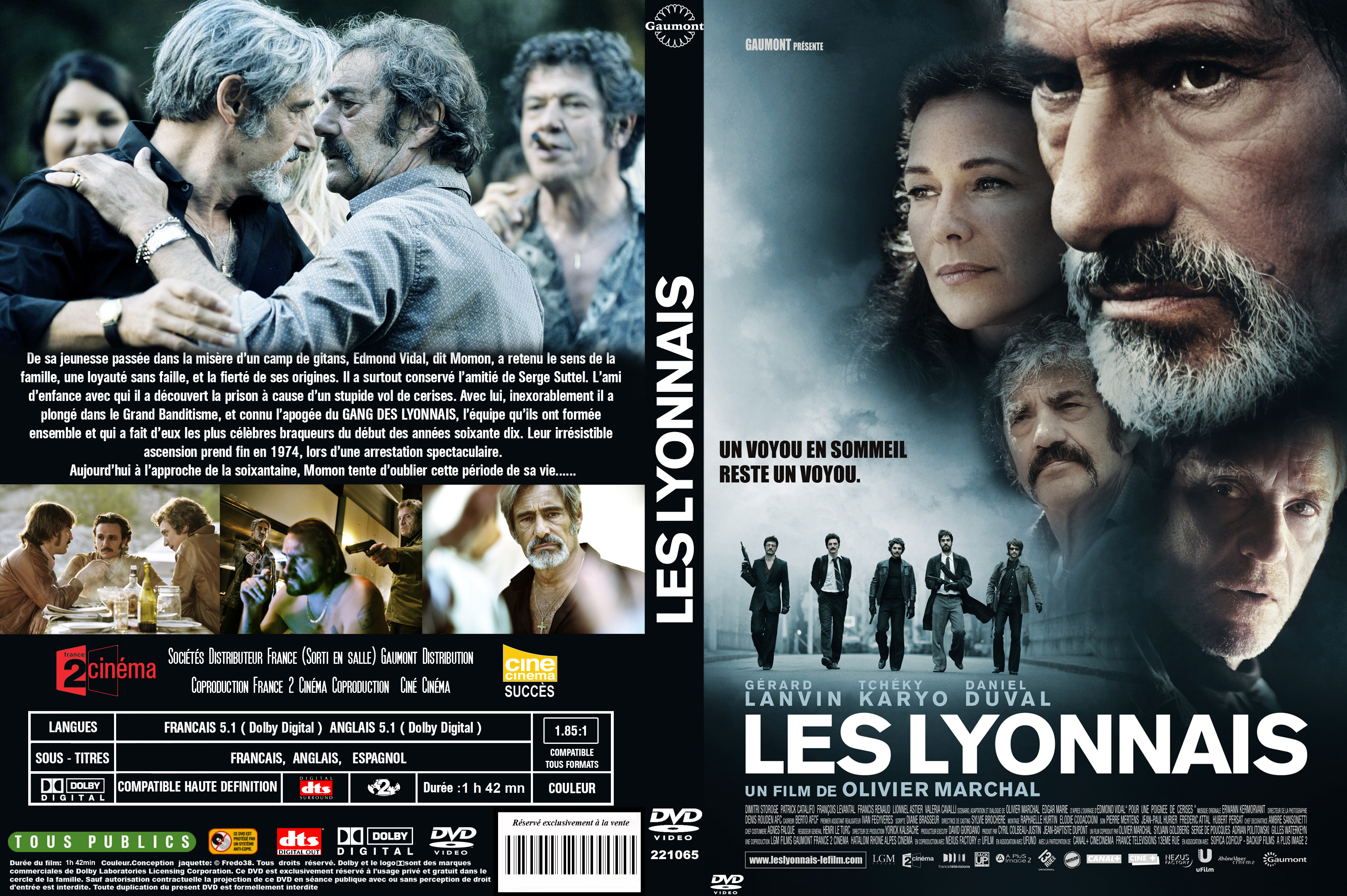 Jaquette DVD Les lyonnais custom