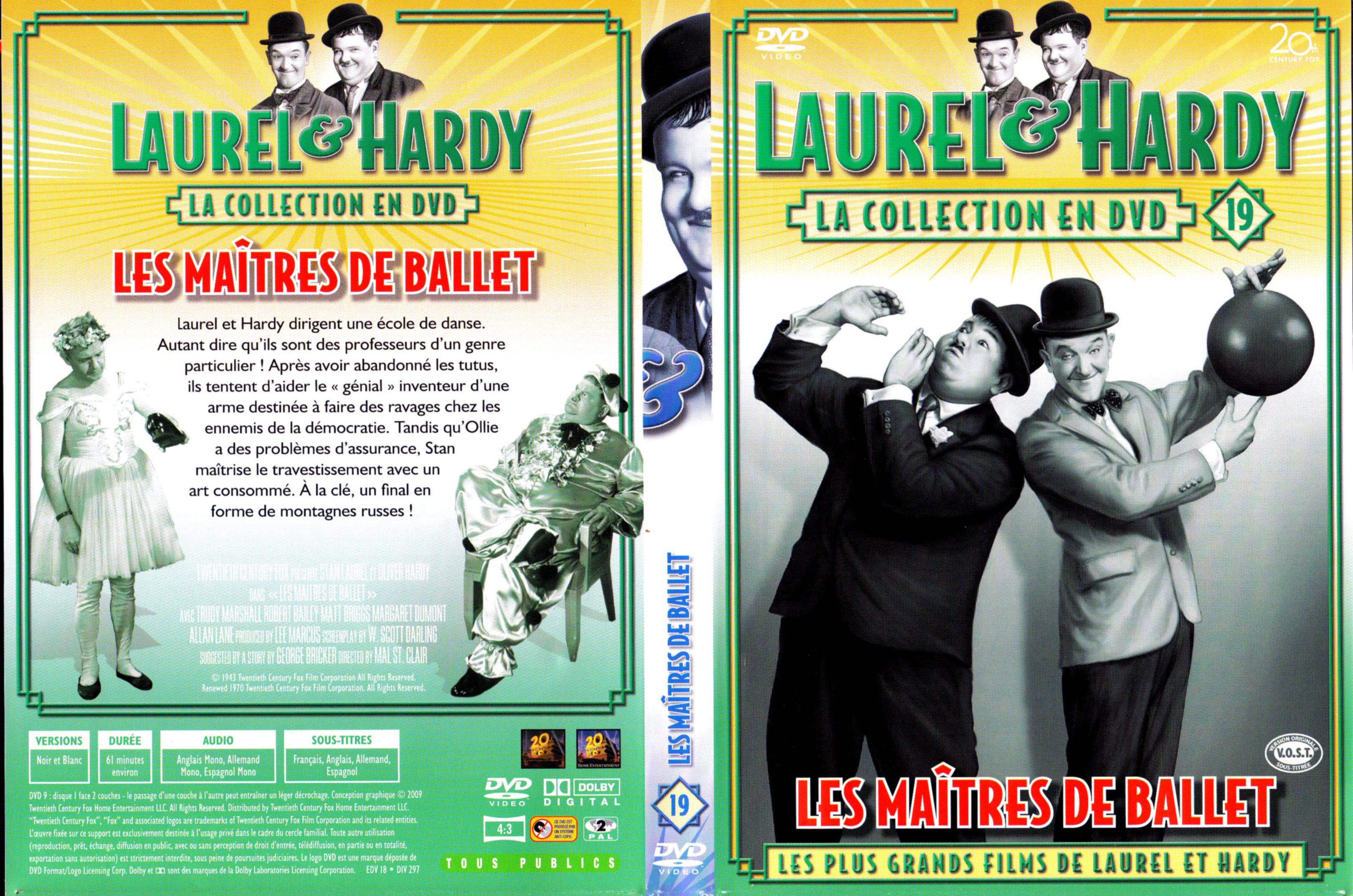 Jaquette DVD Les maitres de ballet