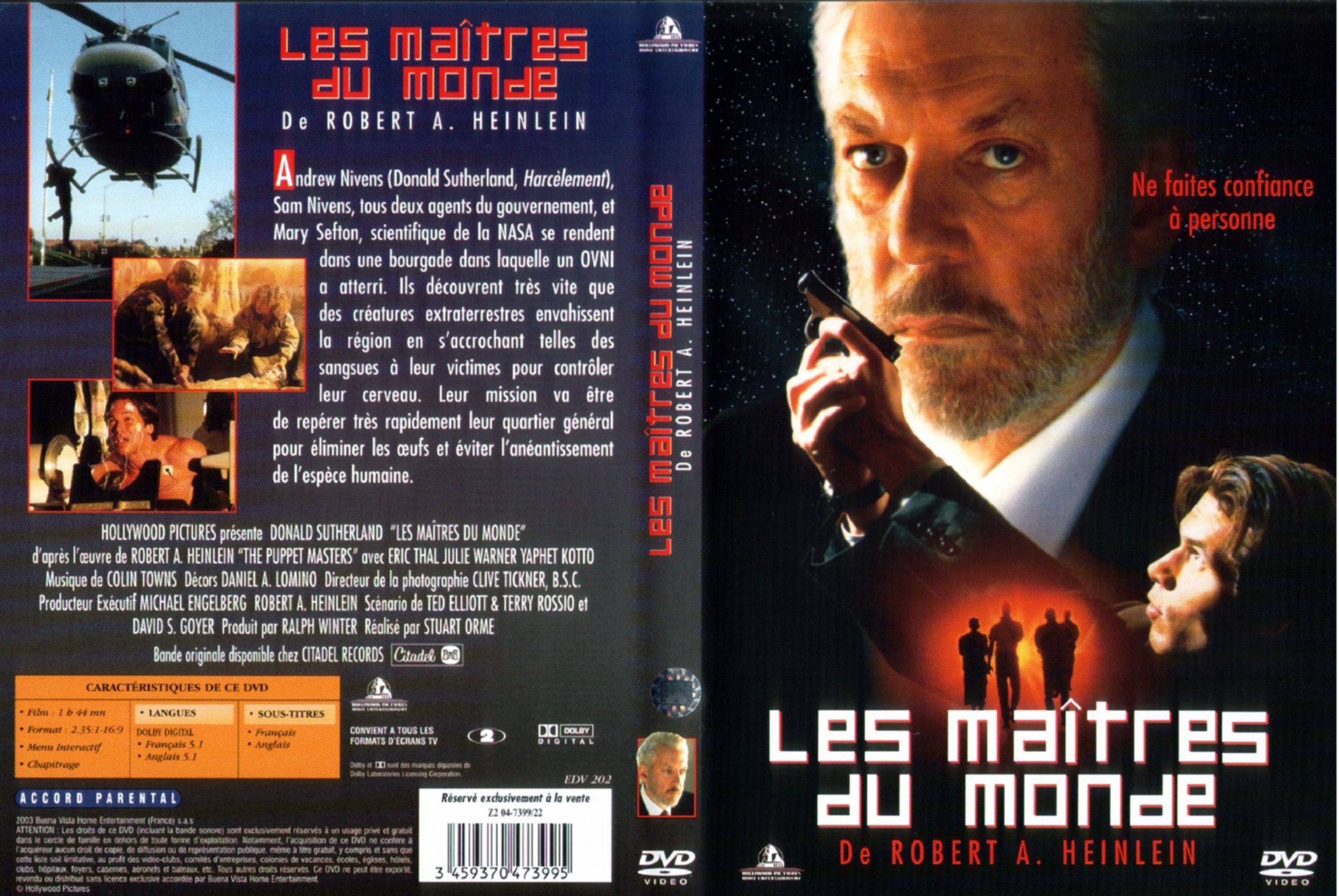 Jaquette DVD Les maitres du monde