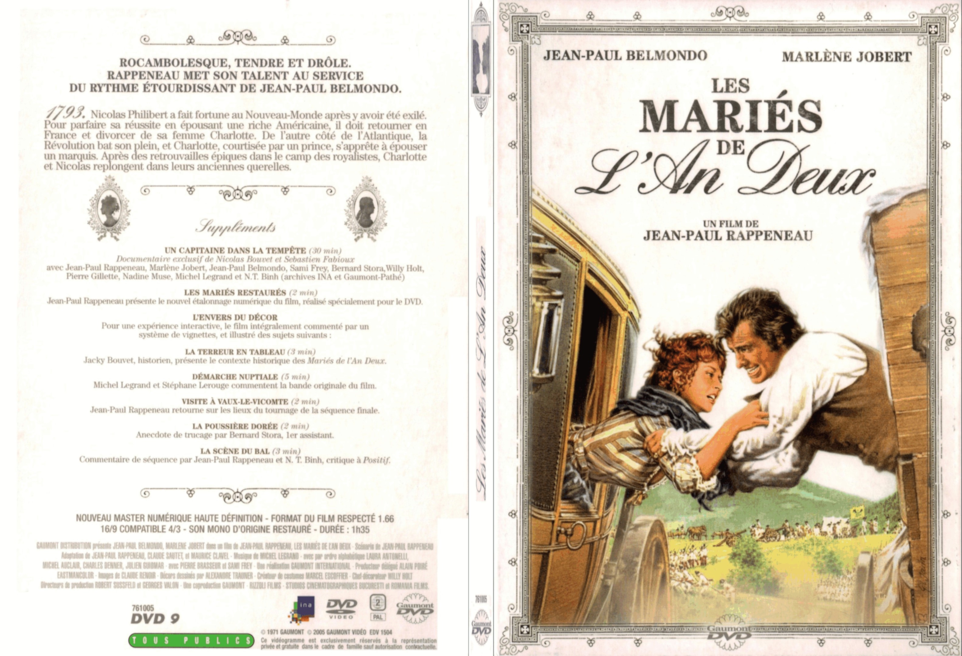 Jaquette DVD Les maries de l