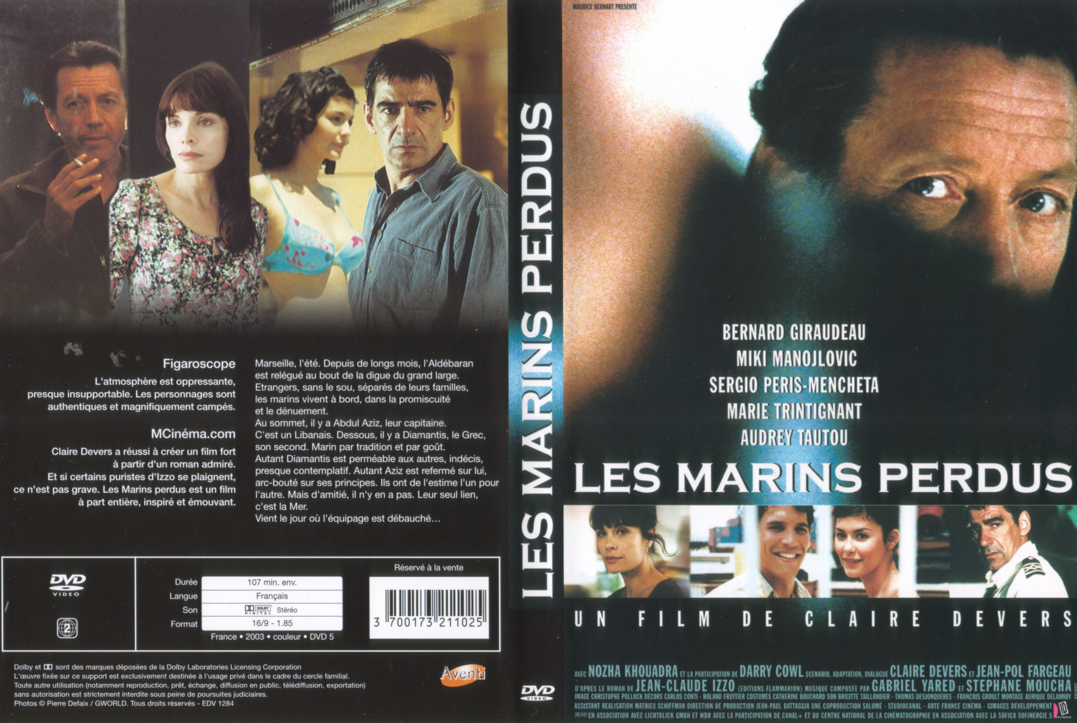 Jaquette DVD Les marins perdus