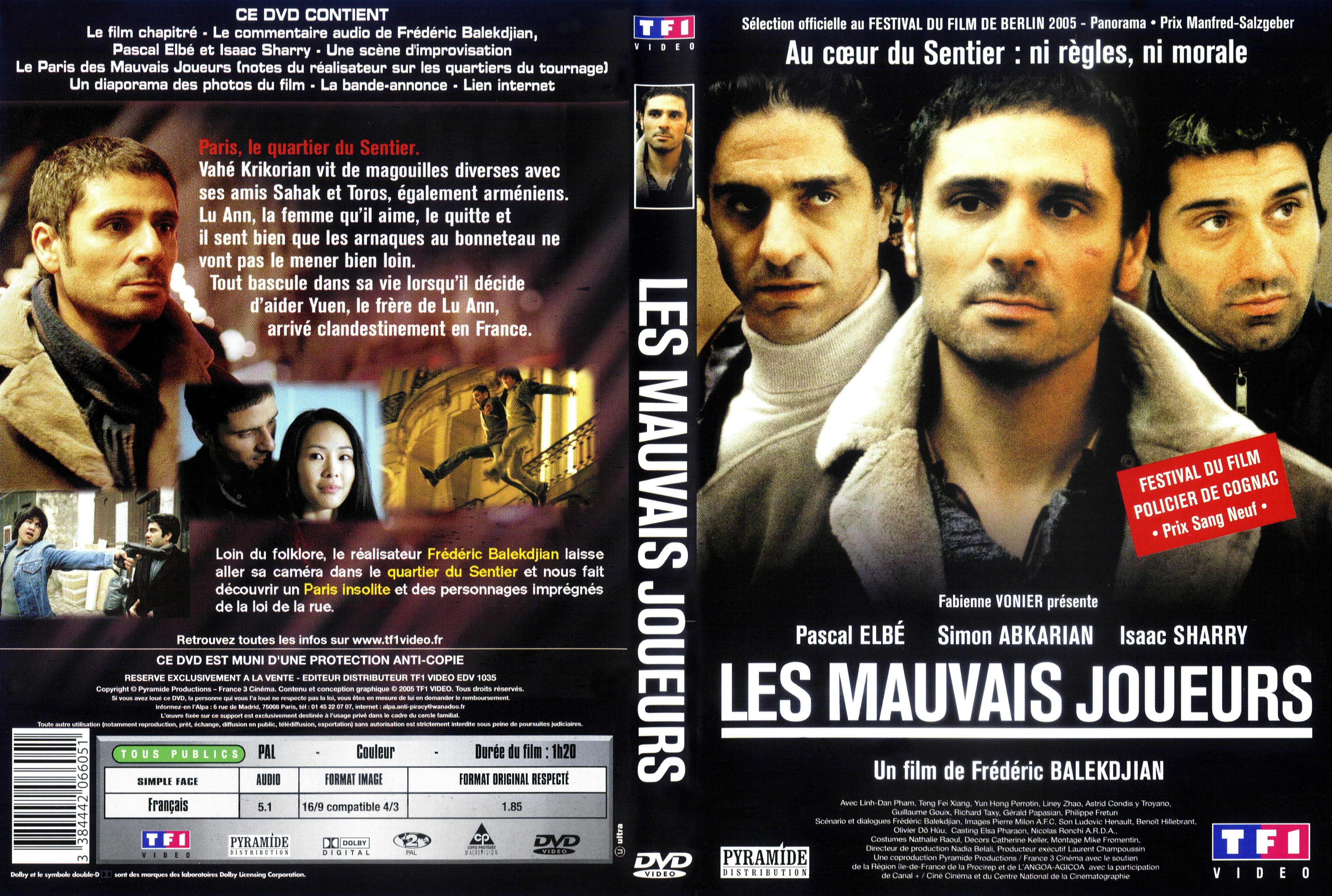 Jaquette DVD Les mauvais joueurs