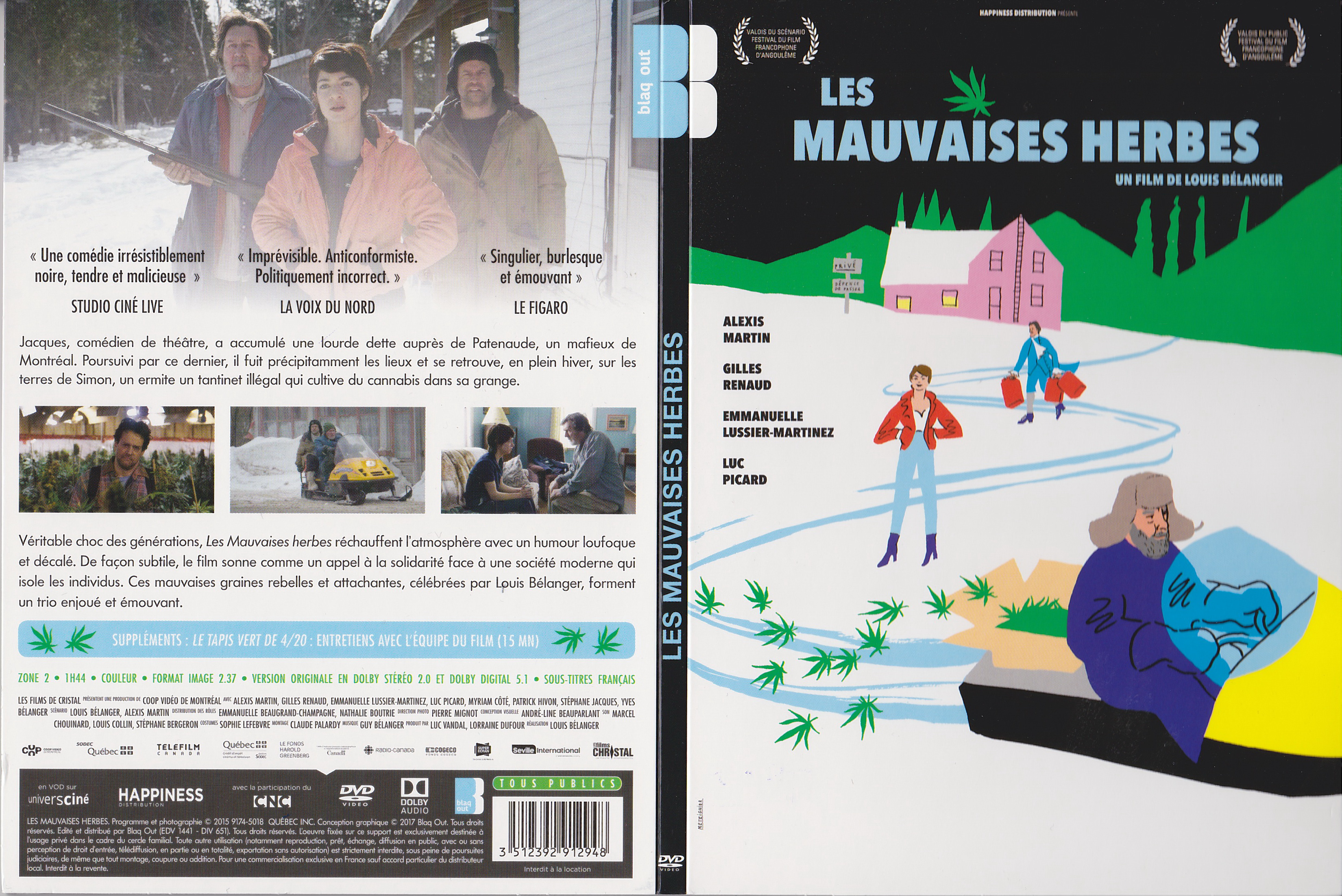 Jaquette DVD Les mauvaises herbes