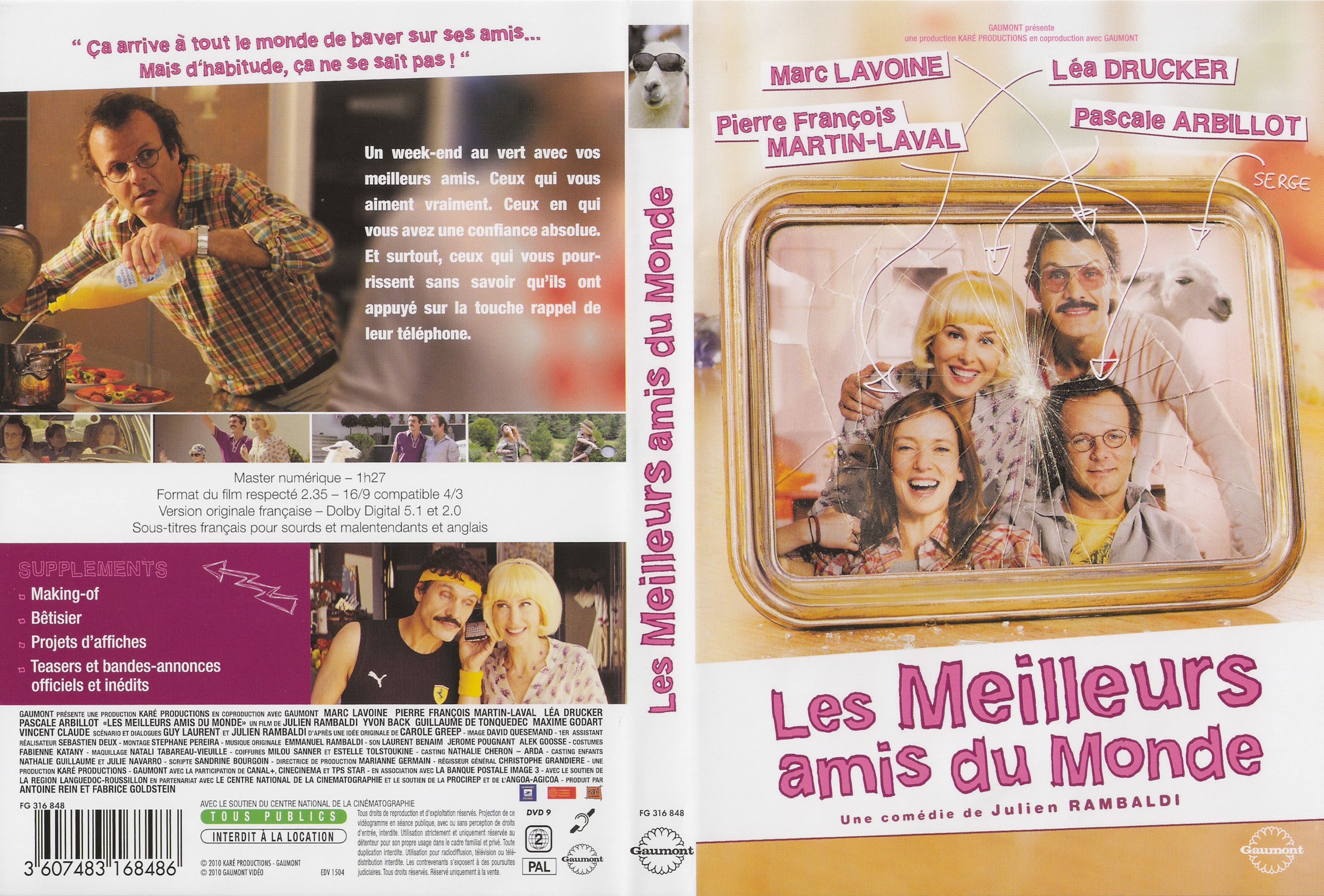 Jaquette DVD Les meilleurs amis du monde