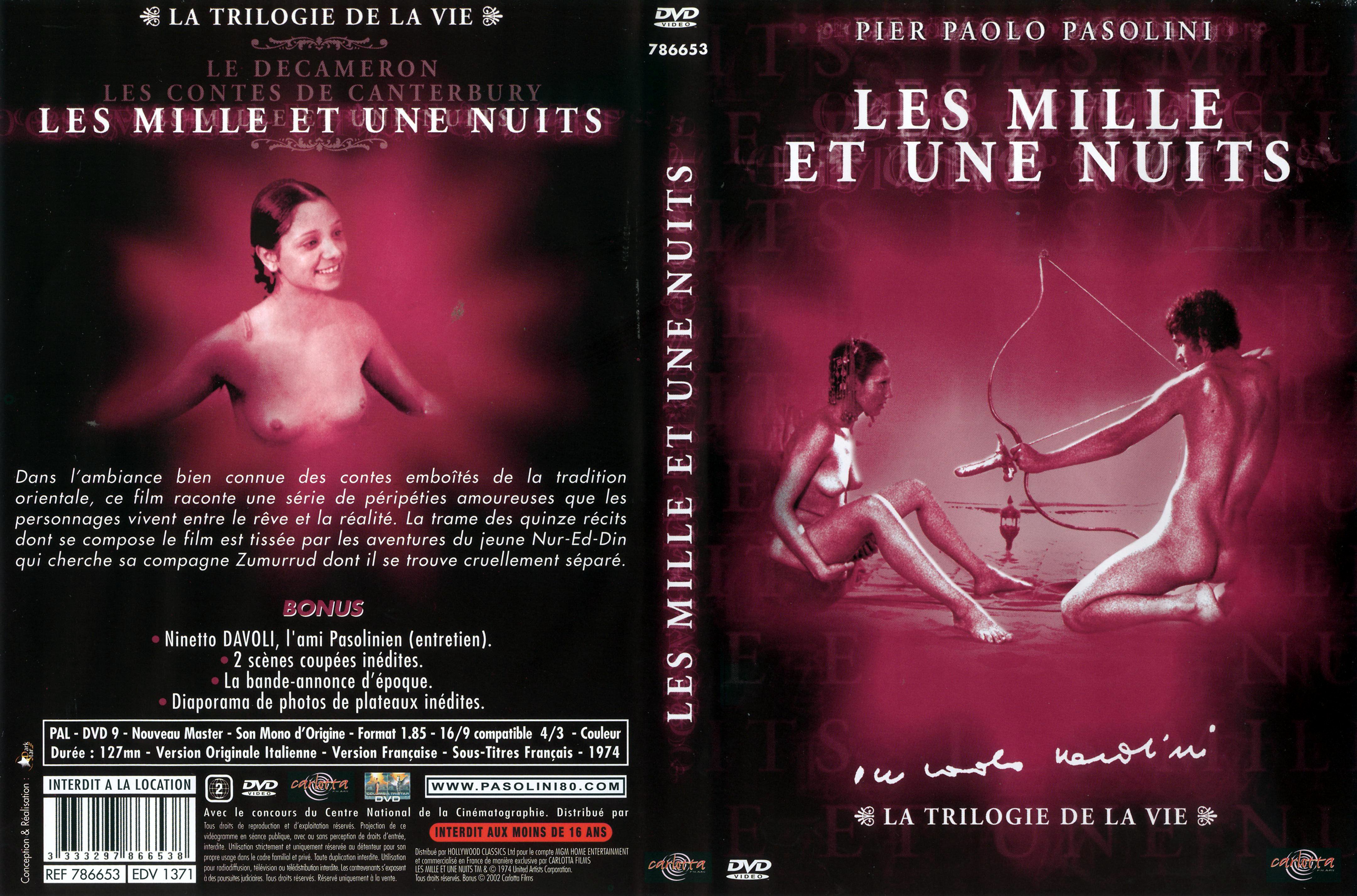 Jaquette DVD Les mille et une nuits (Pasolini)