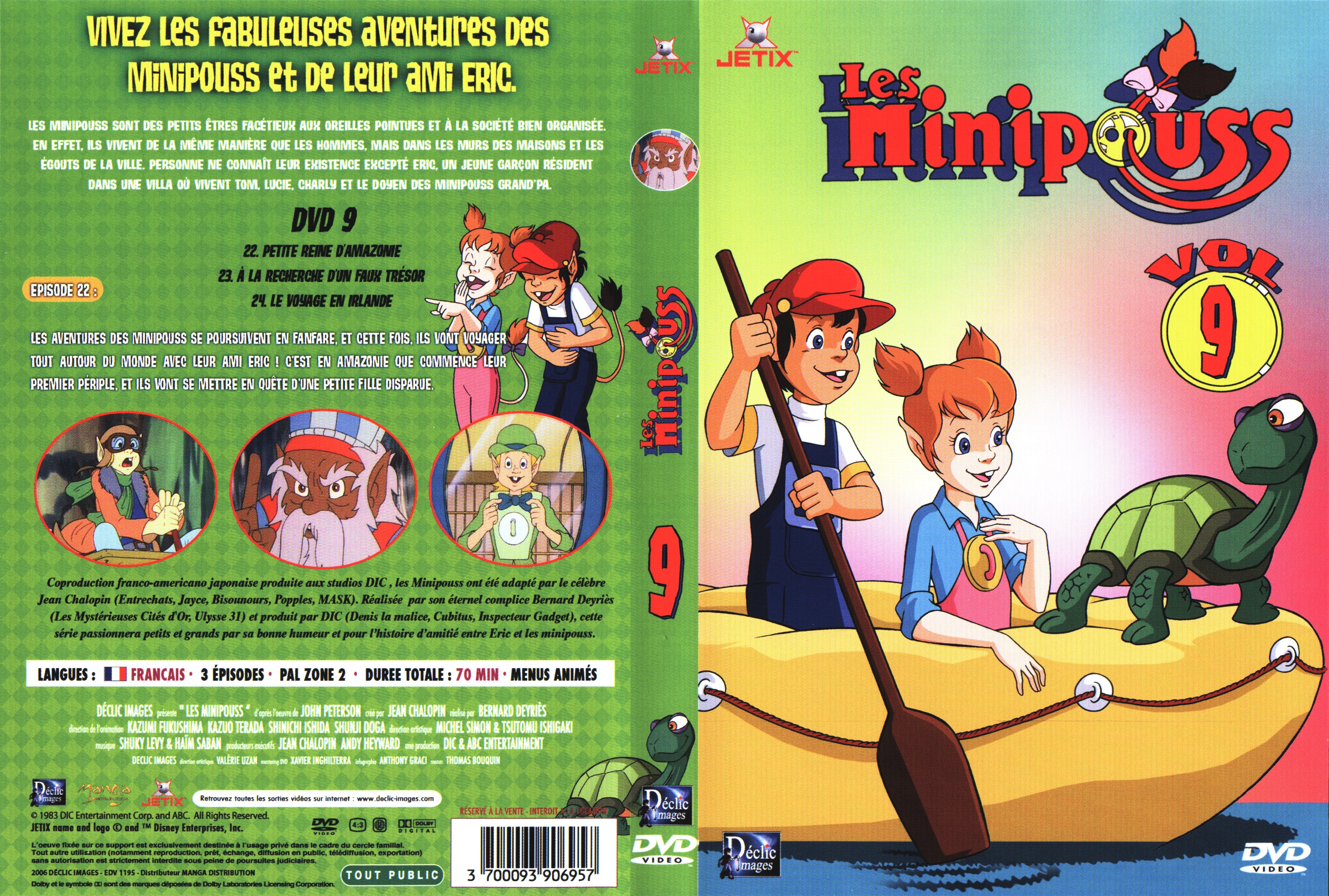 Jaquette DVD Les minipouss vol 09