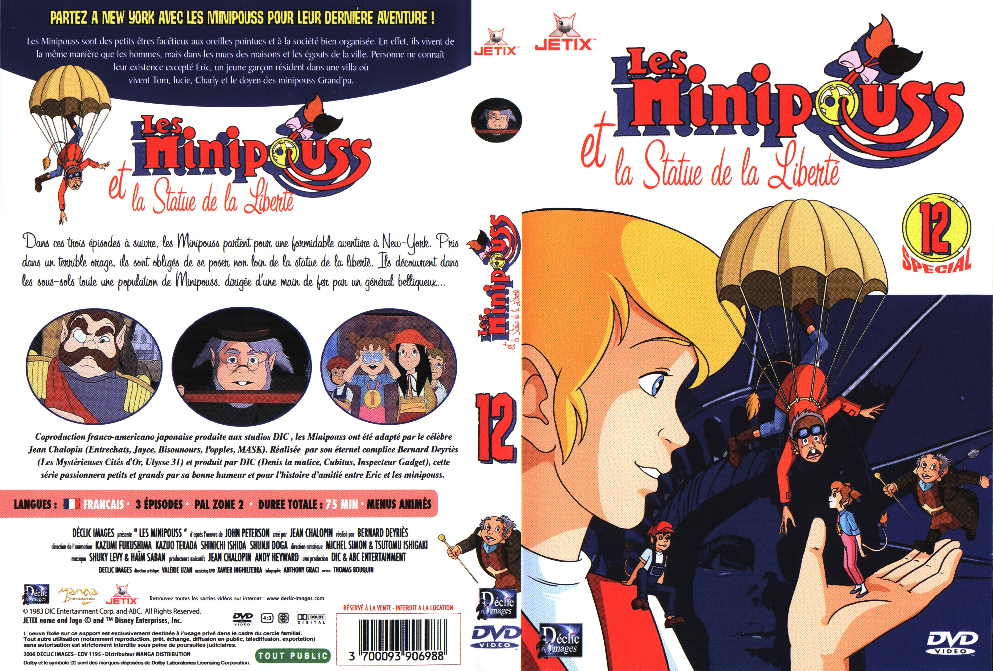 Jaquette DVD Les minipouss vol 12