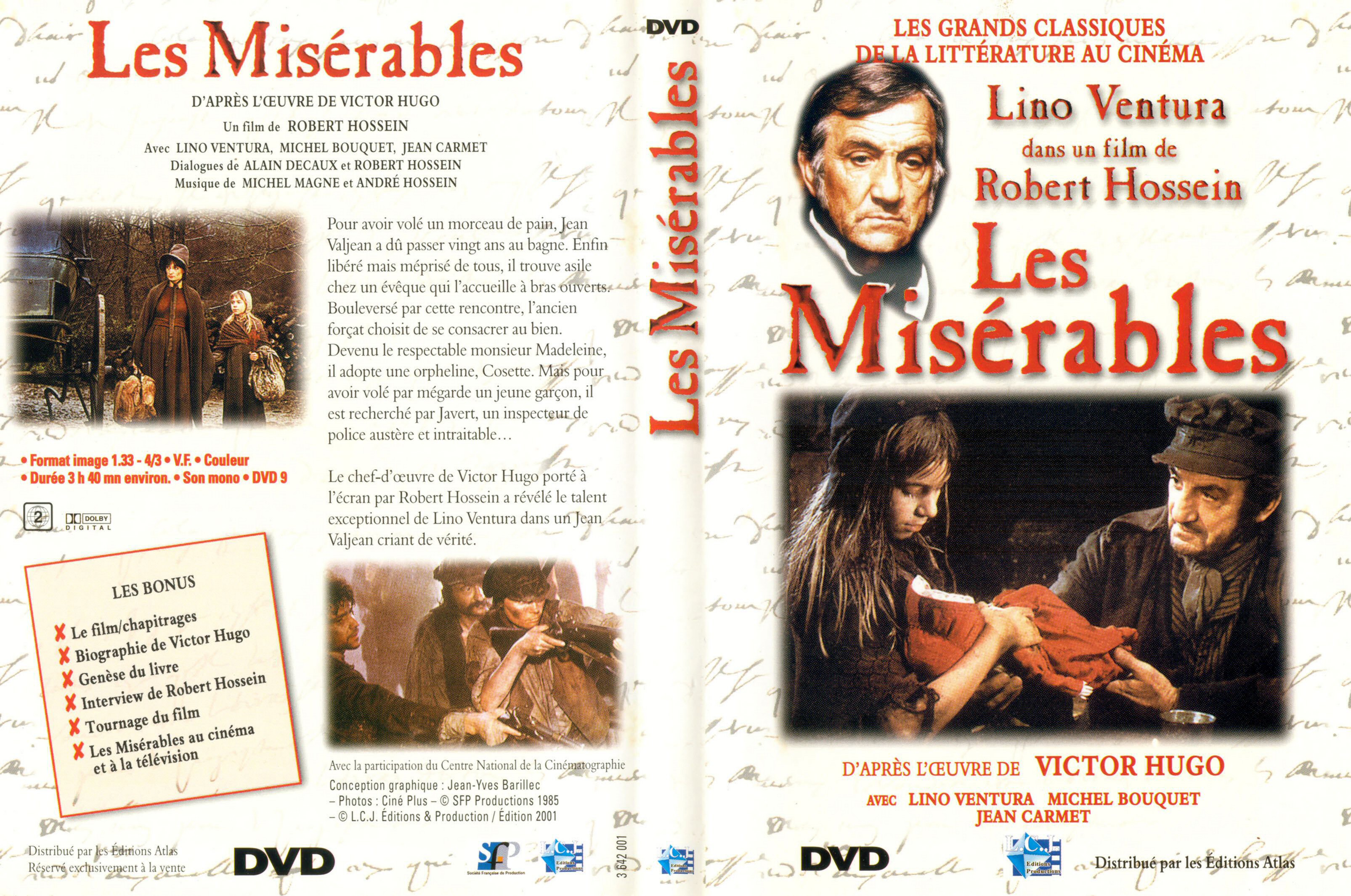 Jaquette DVD Les misrables (Ventura) v2