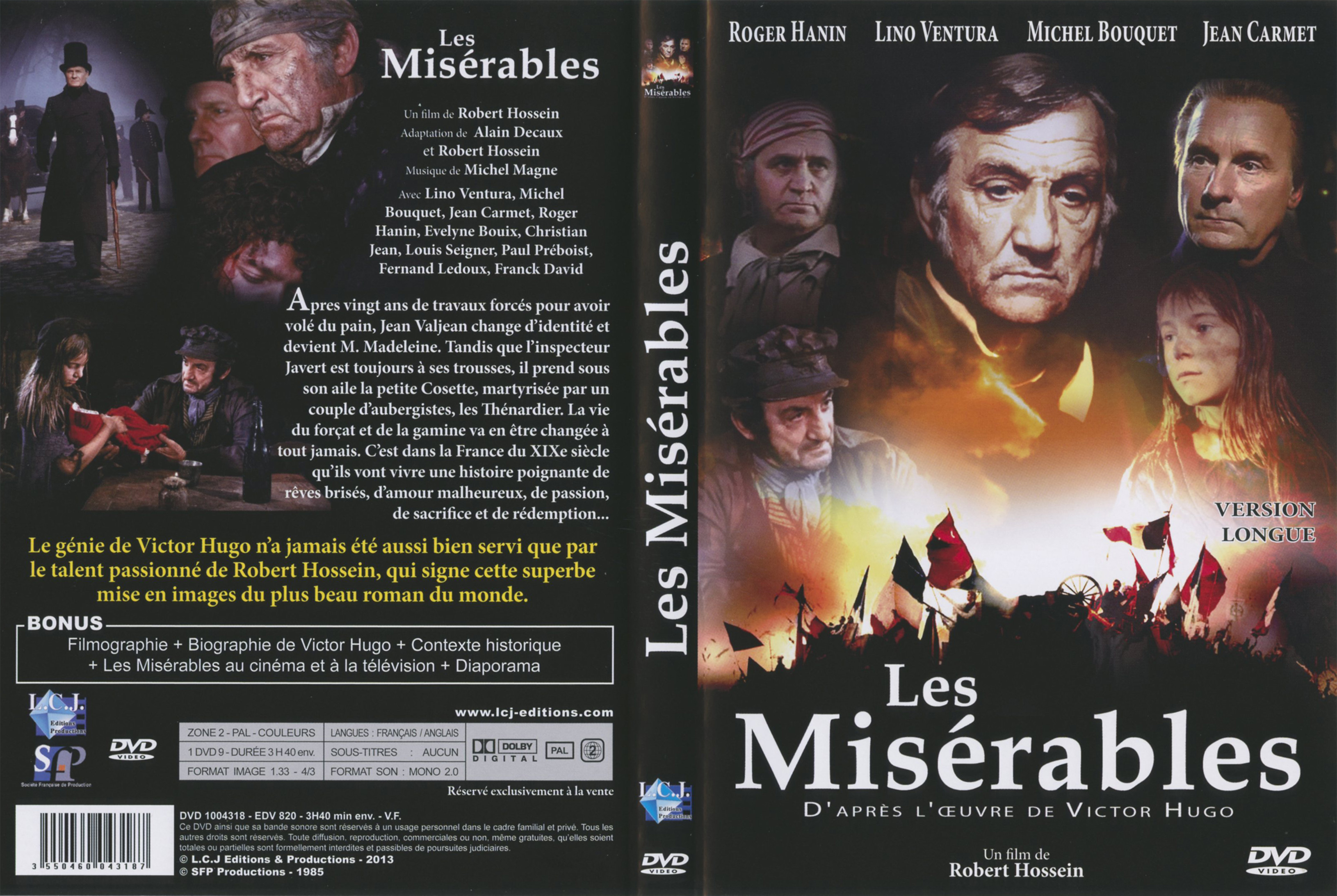 Jaquette DVD Les misrables (Ventura) v4