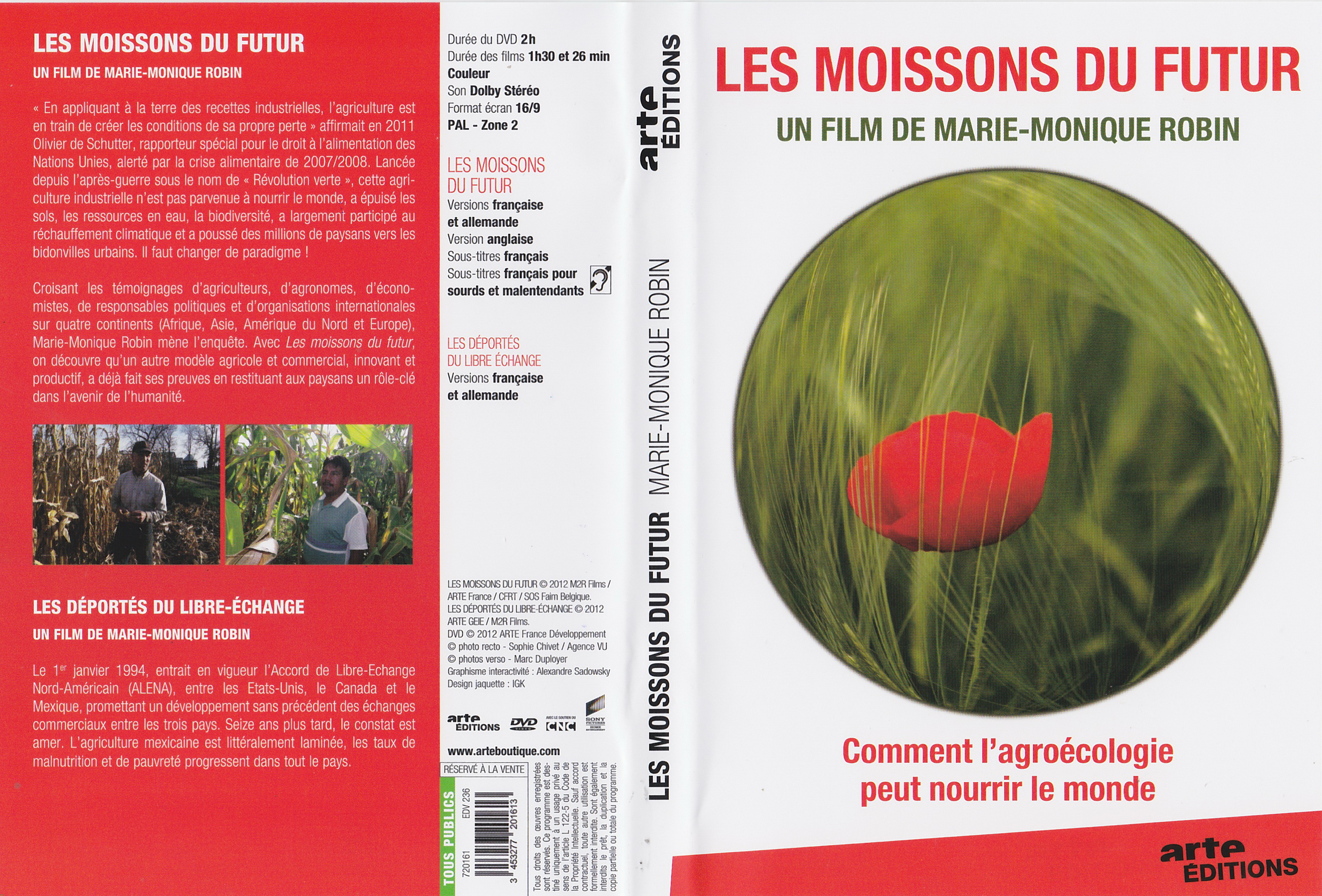 Jaquette DVD Les moissons du futur