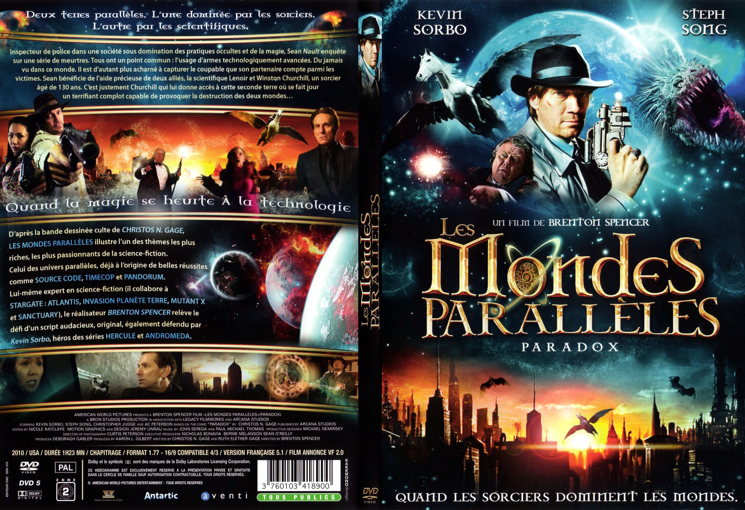 Jaquette DVD Les mondes paralleles - SLIM