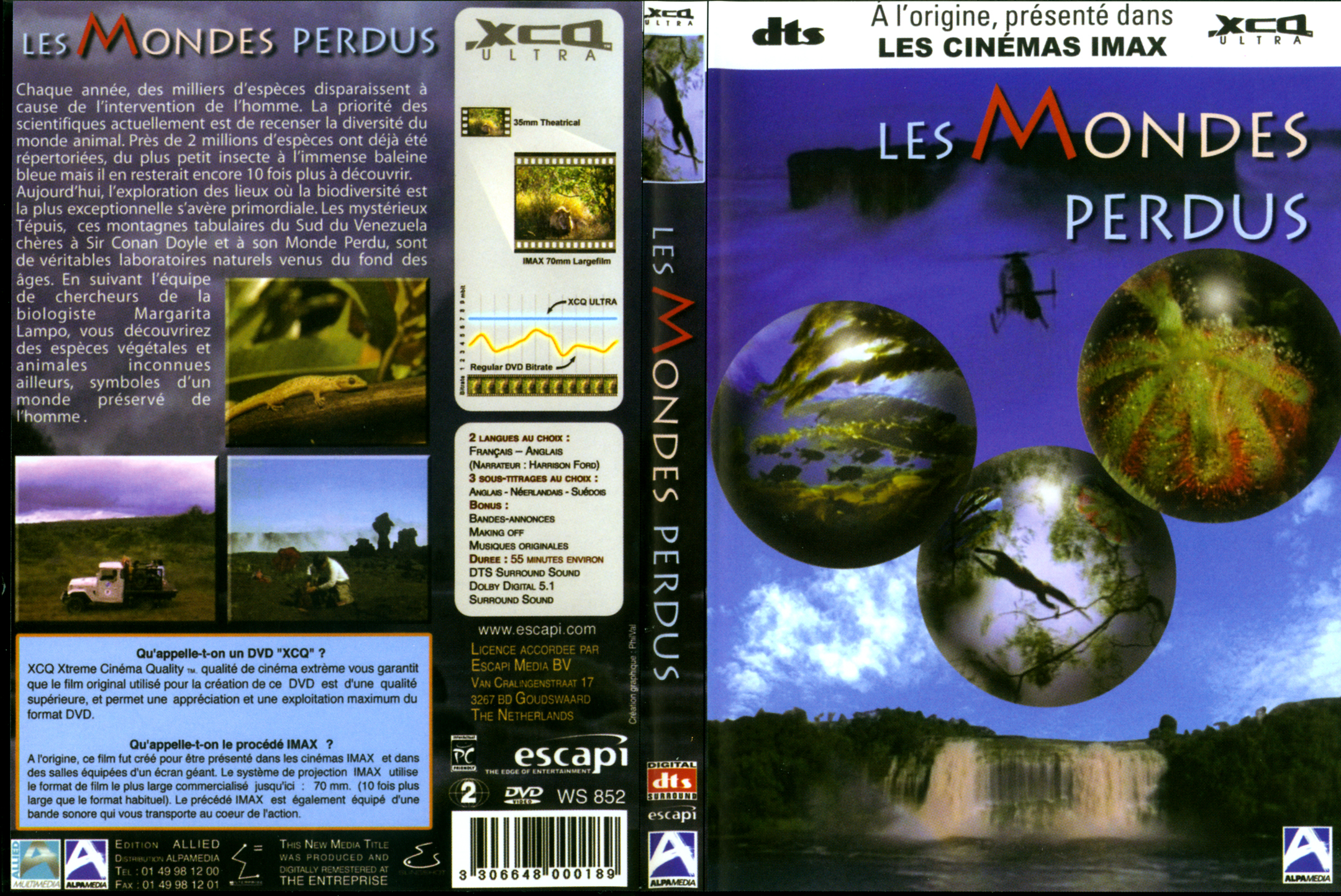 Jaquette DVD Les mondes perdus