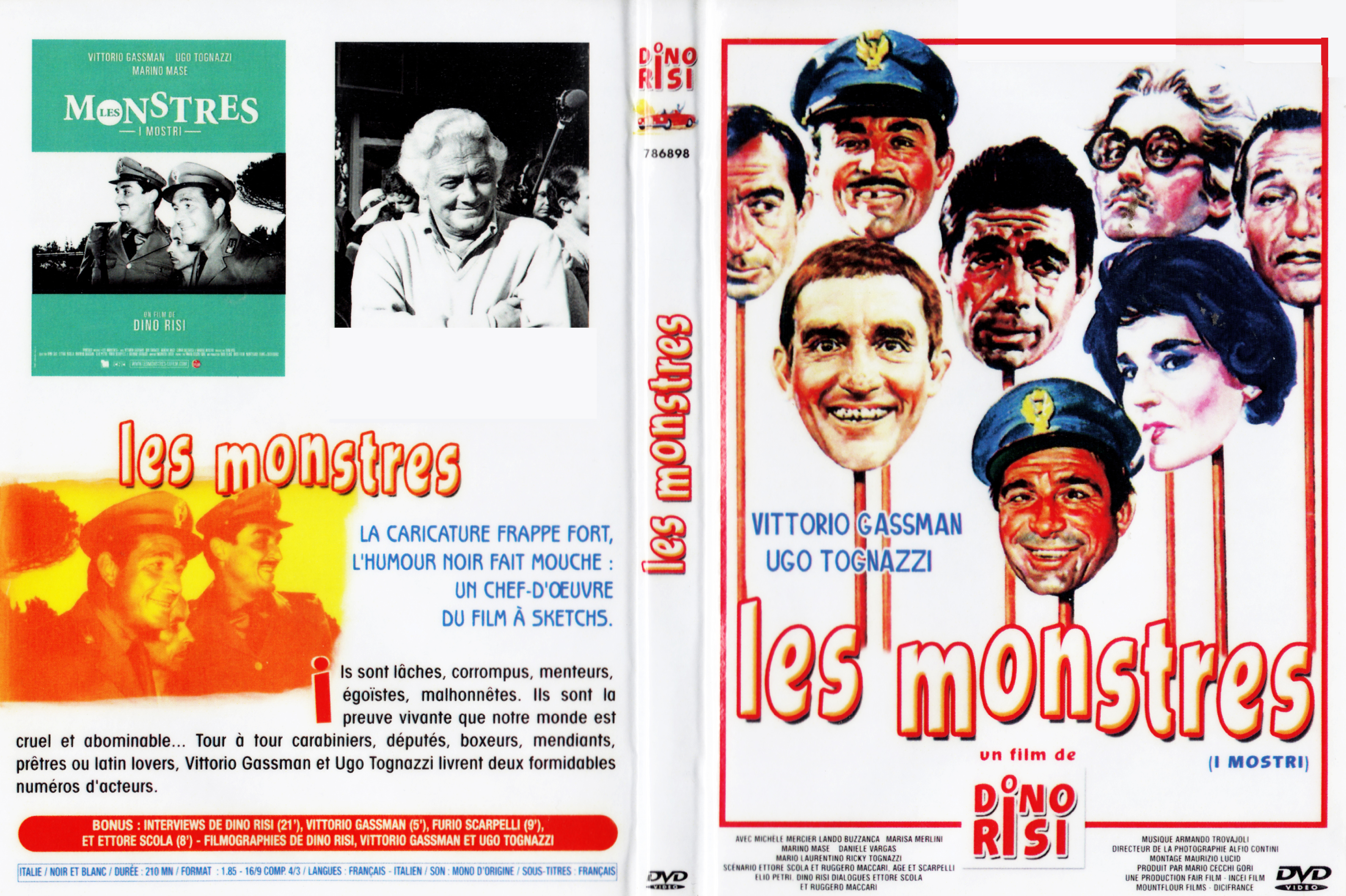 Jaquette DVD Les monstres v3