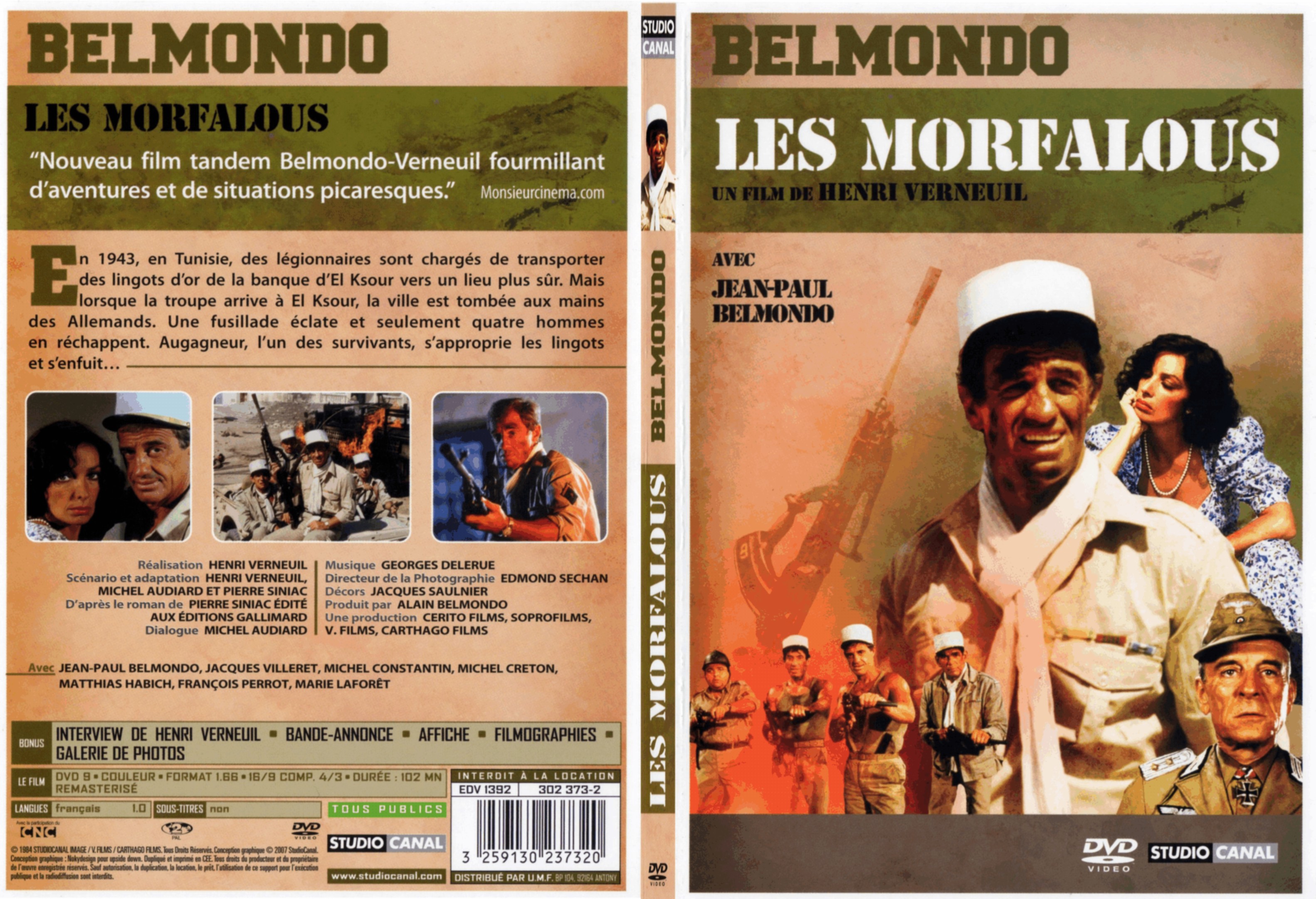 Jaquette DVD Les morfalous - SLIM