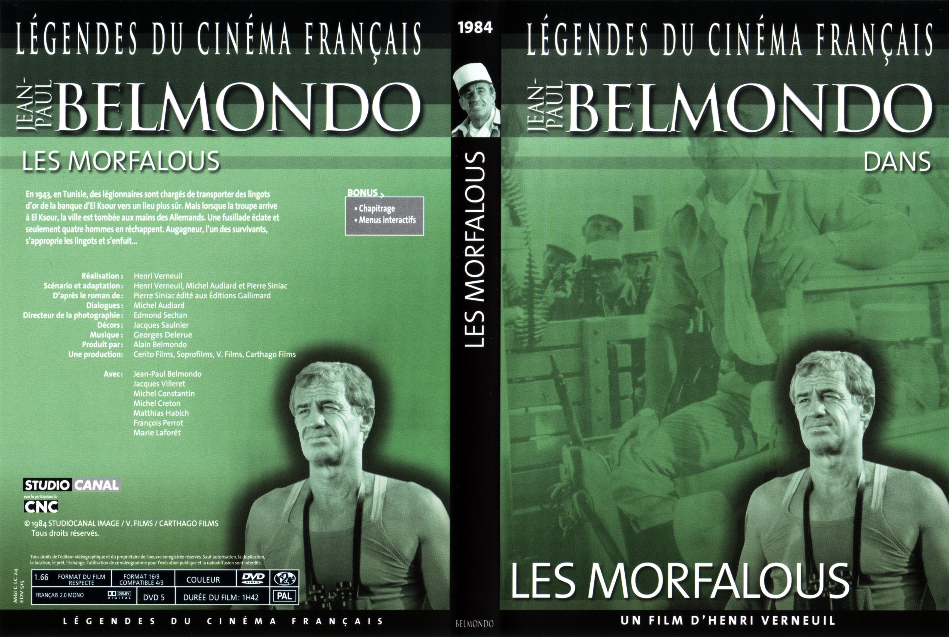 Jaquette DVD Les morfalous v2