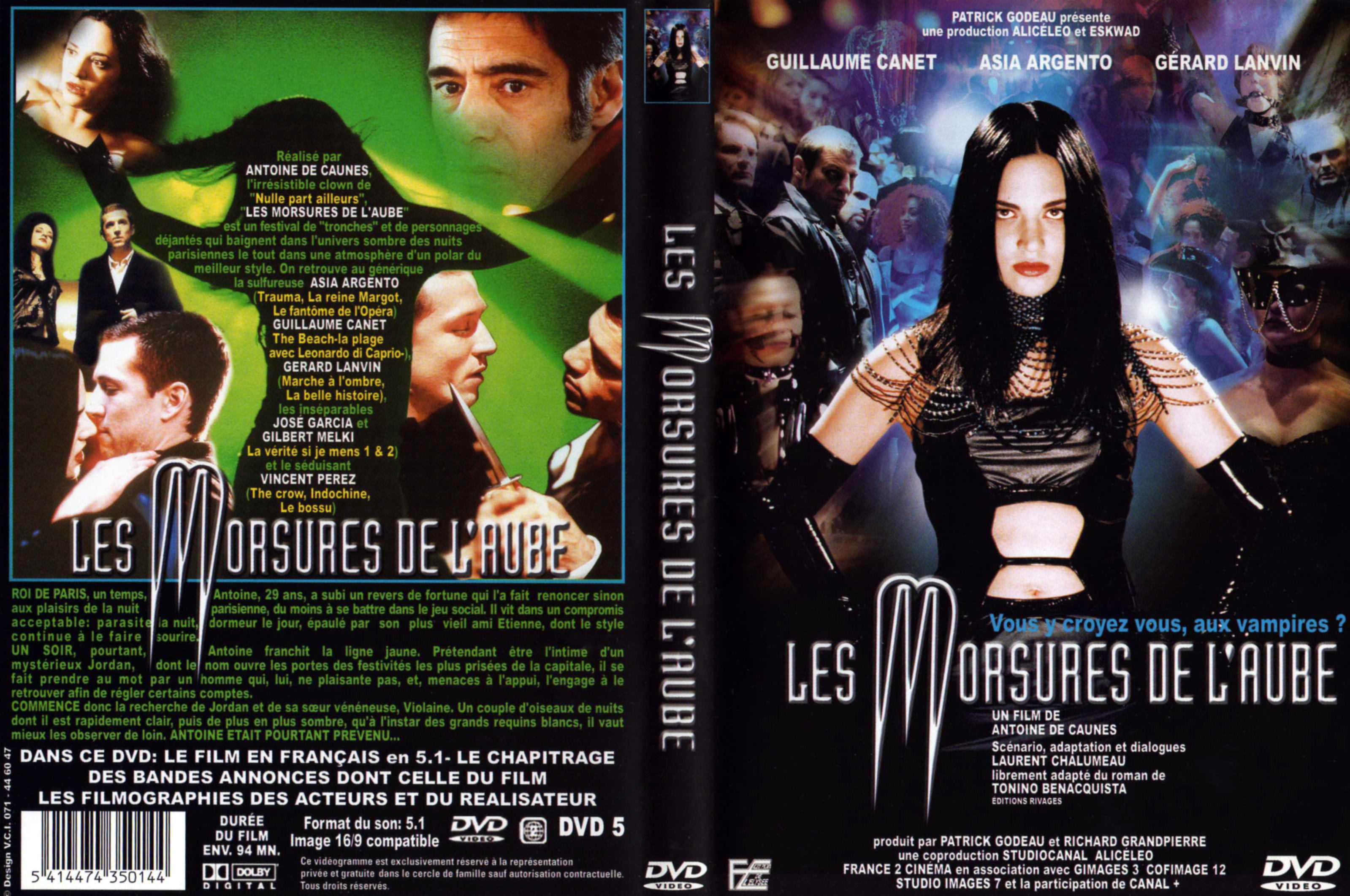 Jaquette DVD Les morsures de l