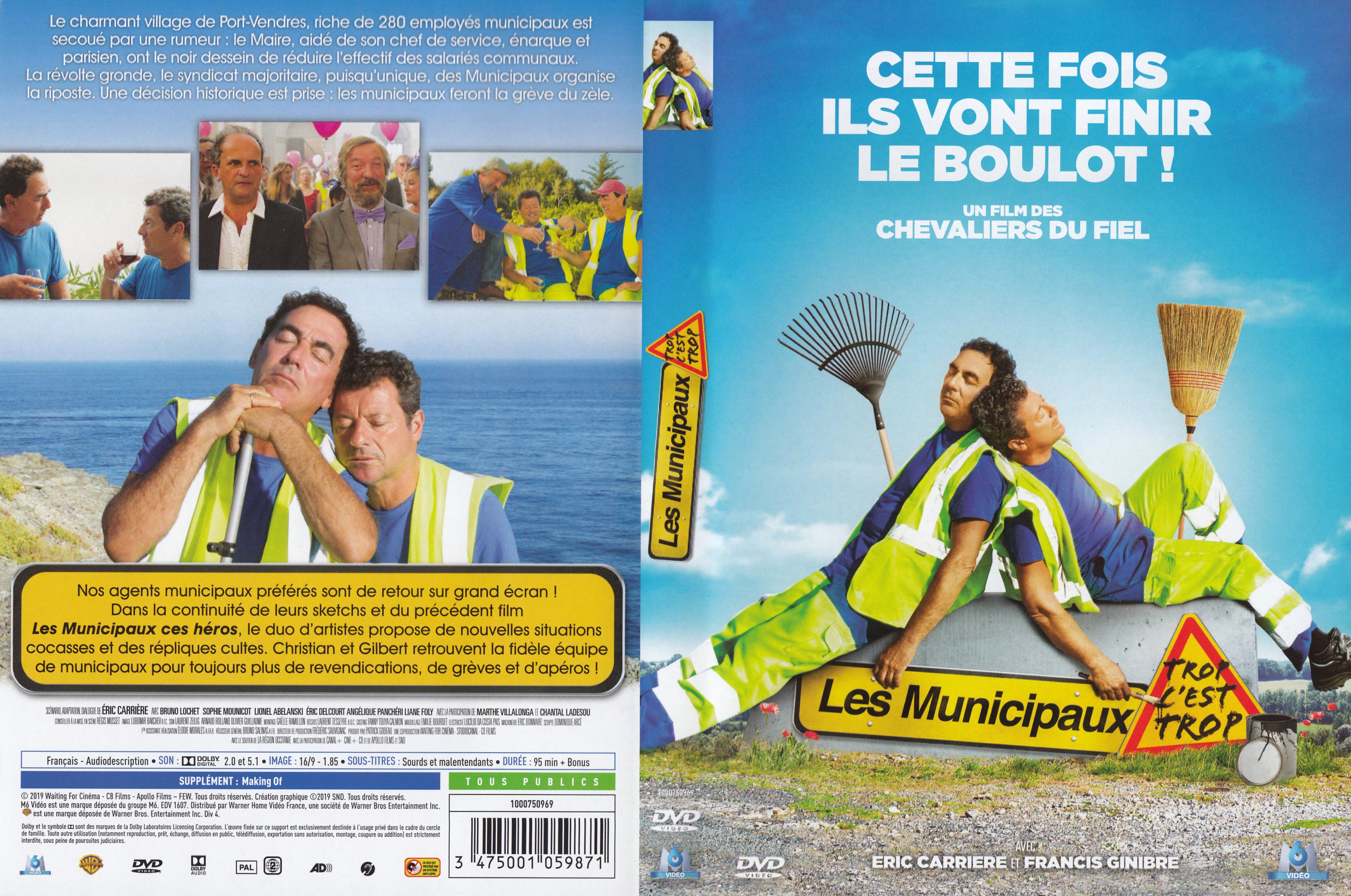 Jaquette DVD Les municipaux trop c