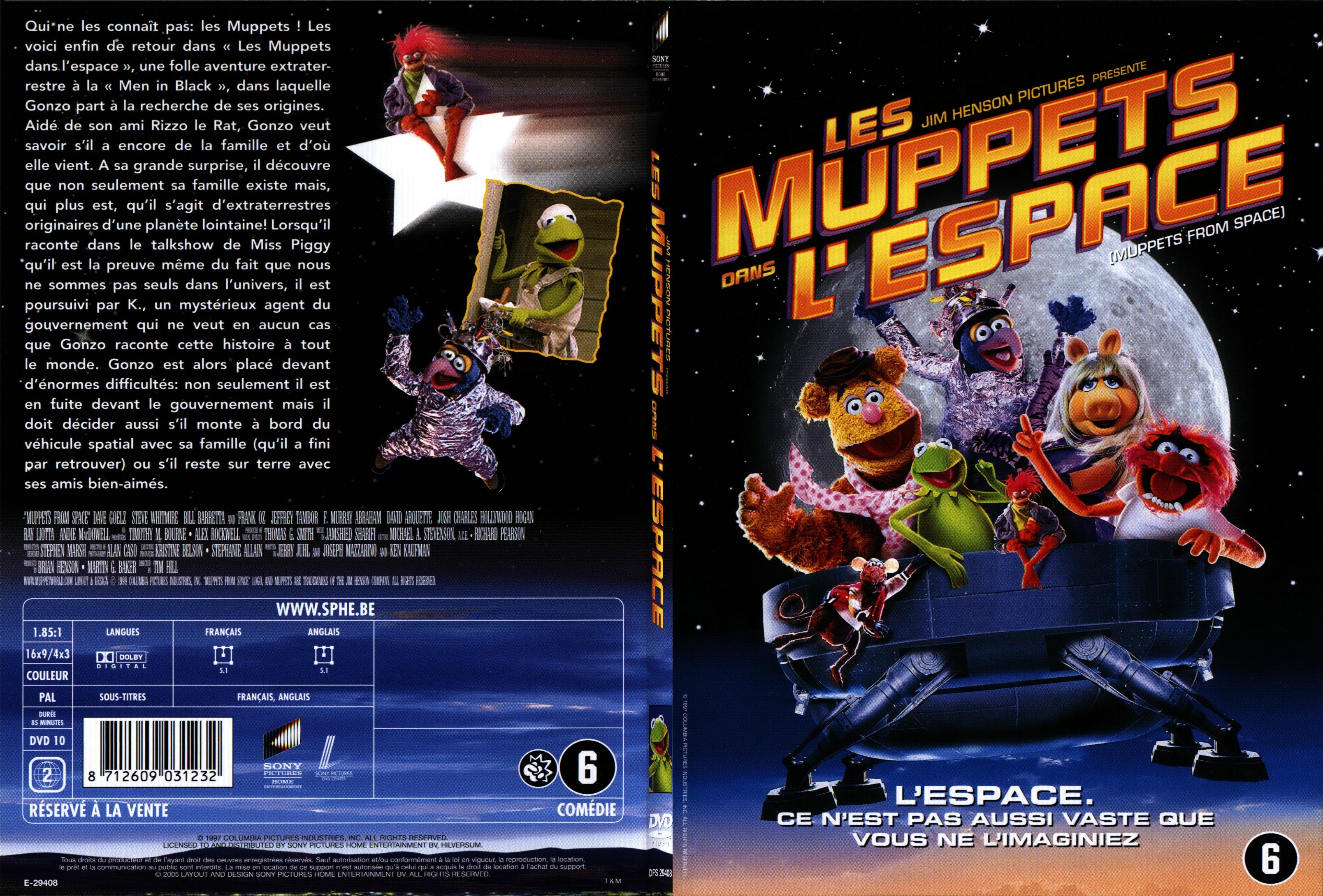 Jaquette DVD Les muppets dans l