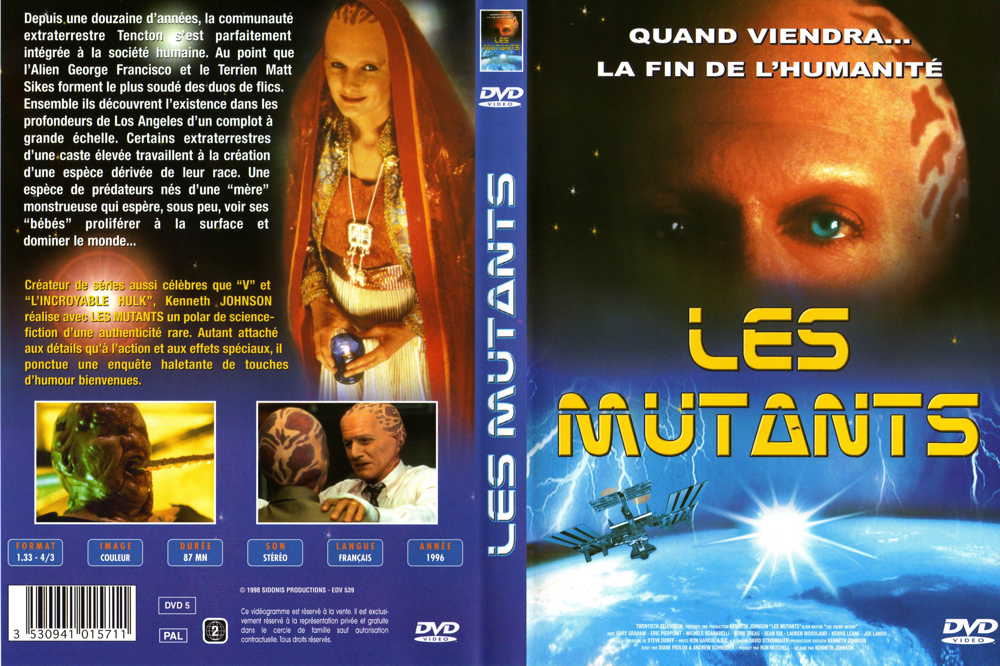 Jaquette DVD Les mutants
