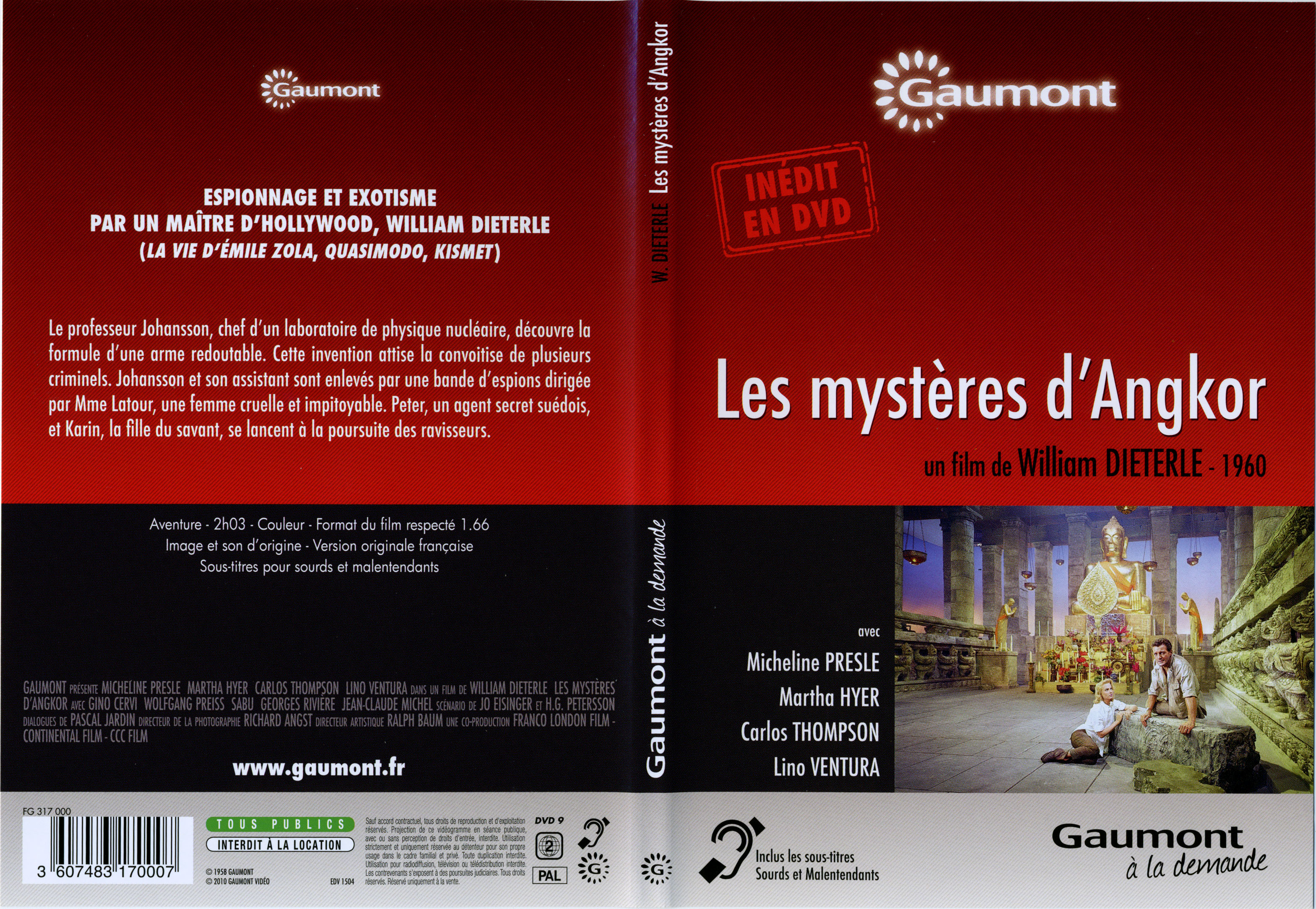 Jaquette DVD Les mysteres d