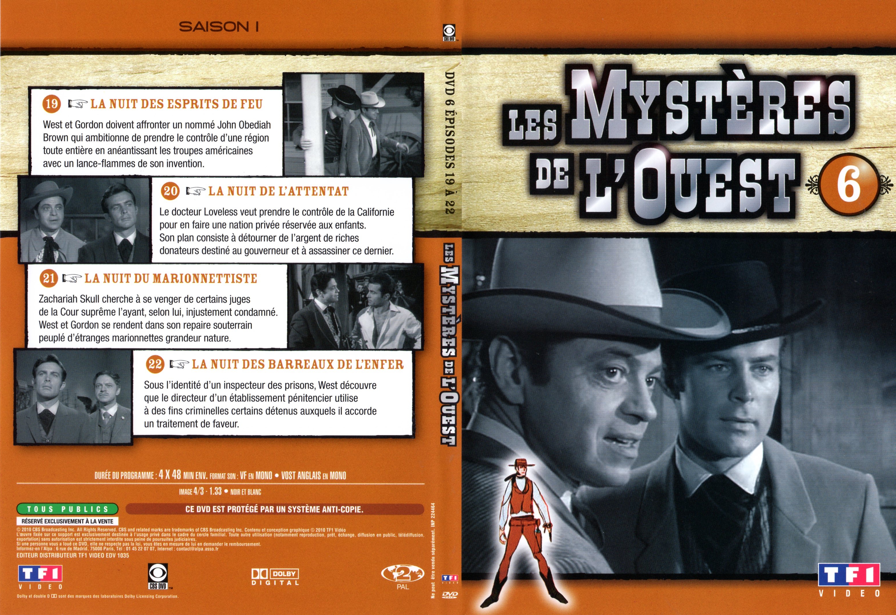 Jaquette DVD Les mystres de l