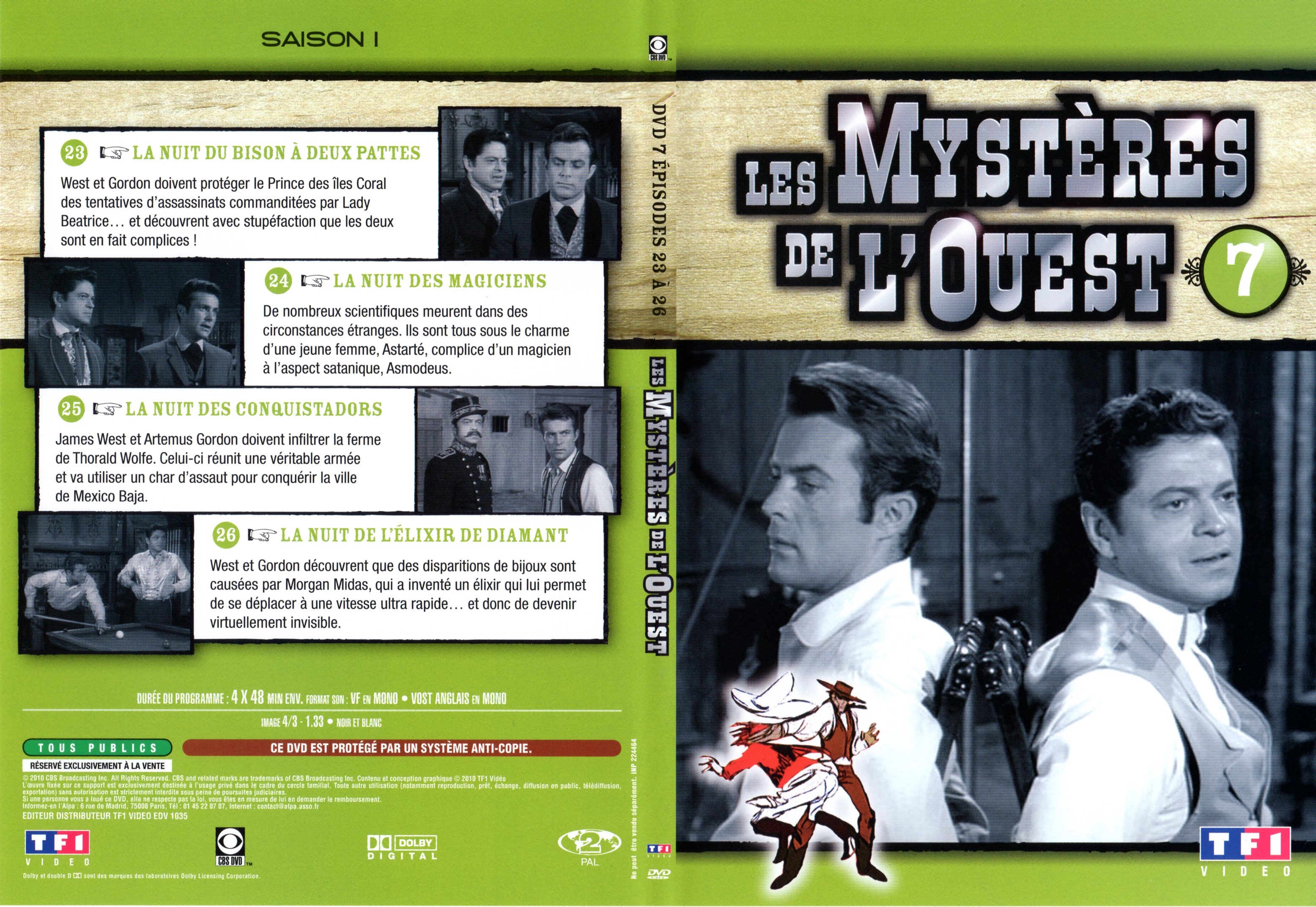 Jaquette DVD Les mystres de l