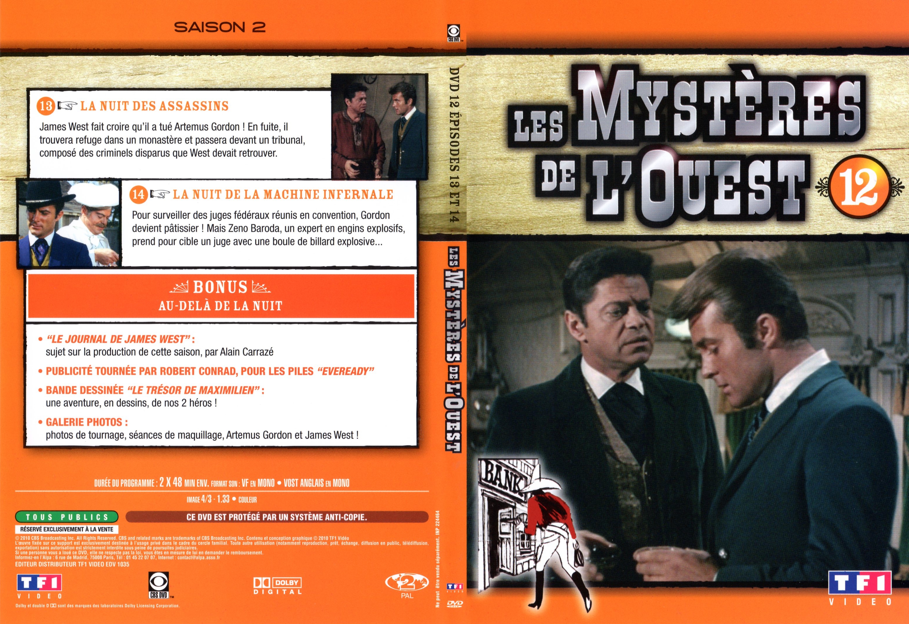 Jaquette DVD Les mystres de l