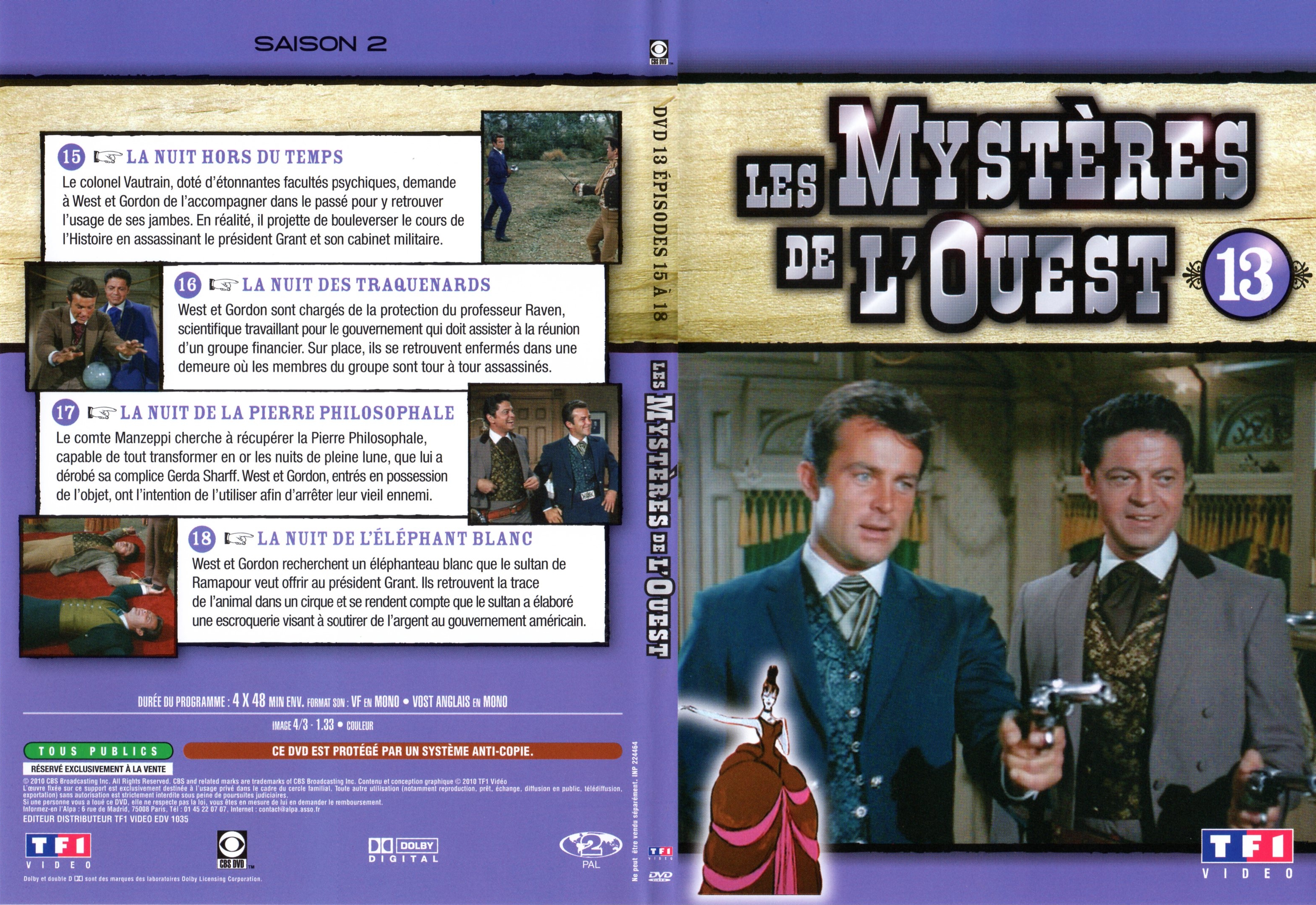 Jaquette DVD Les mystres de l