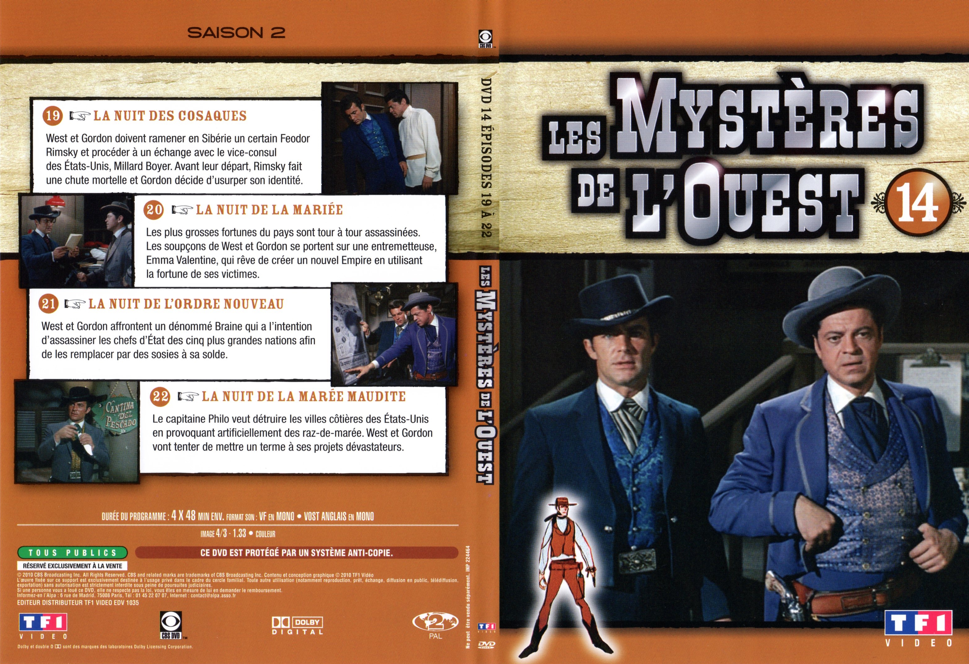 Jaquette DVD Les mystres de l