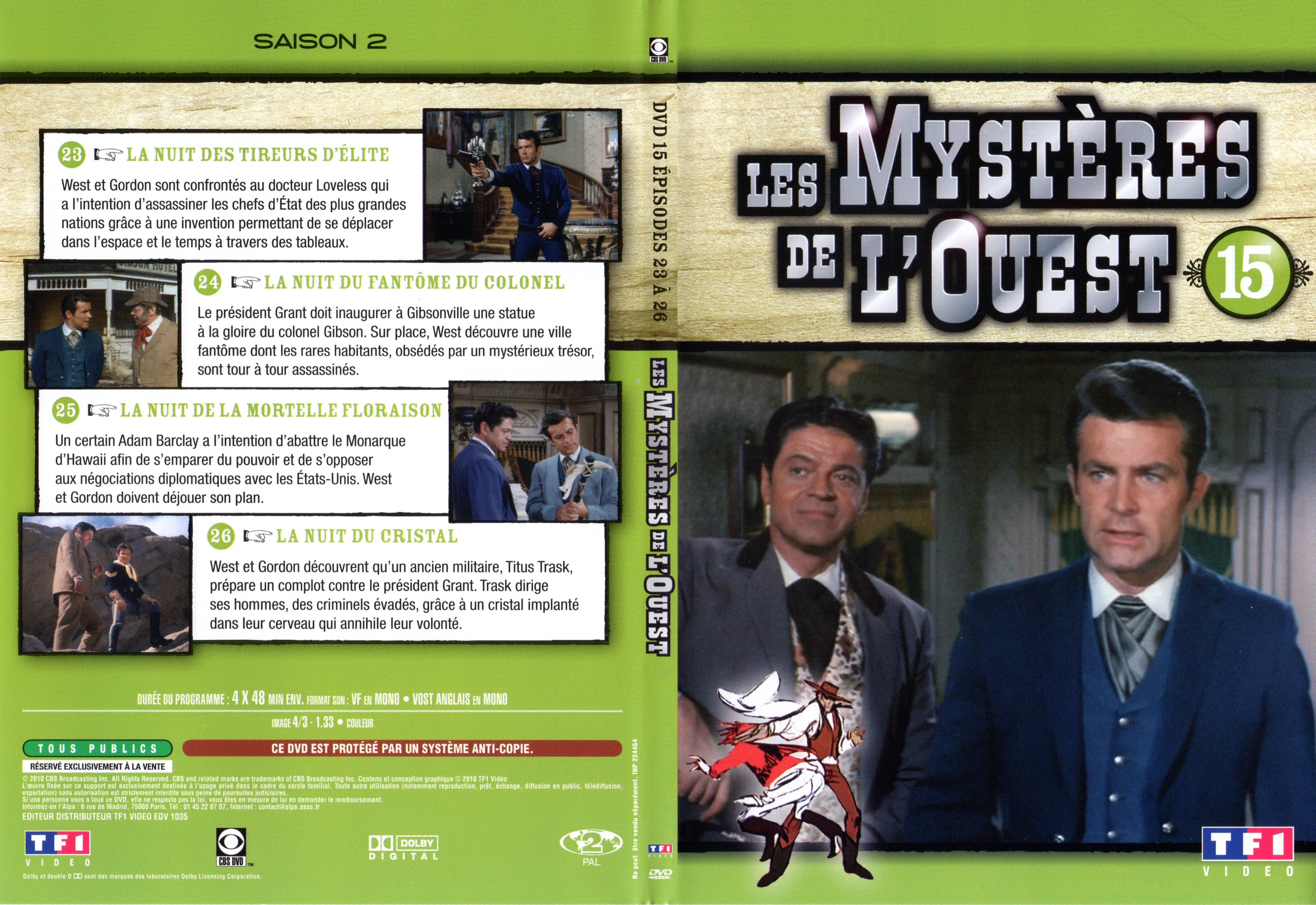 Jaquette DVD Les mystres de l