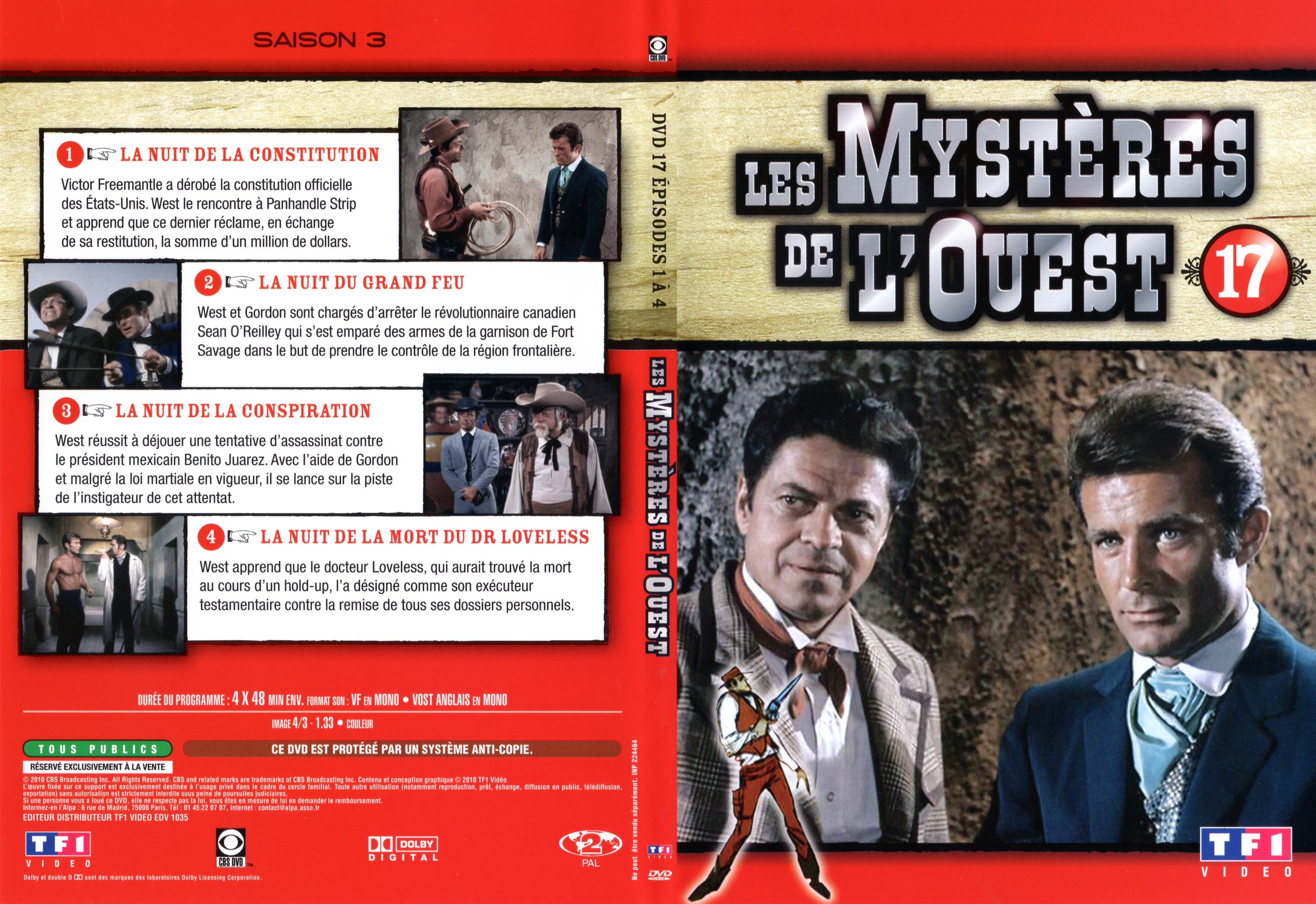 Jaquette DVD Les mystres de l