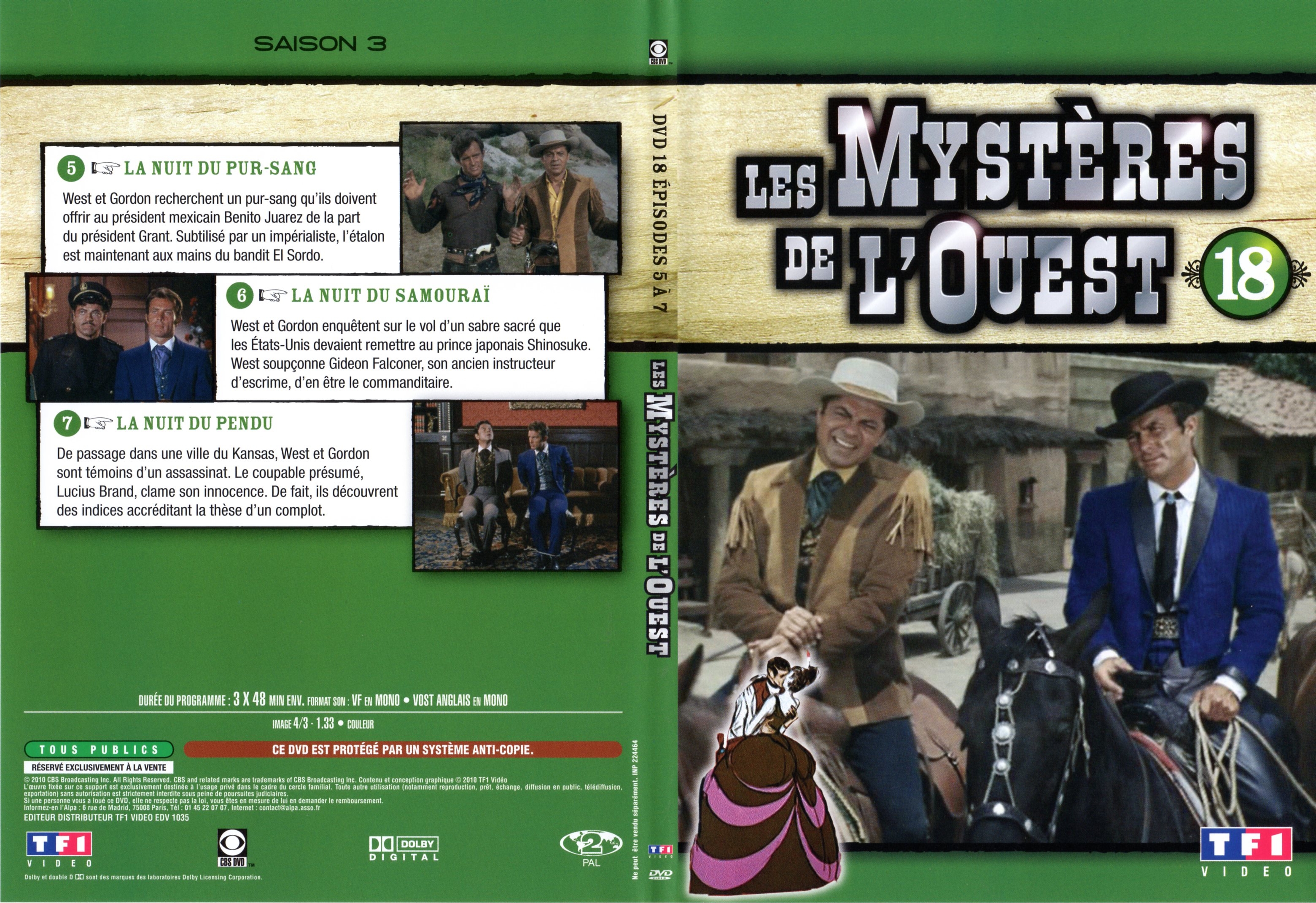 Jaquette DVD Les mystres de l