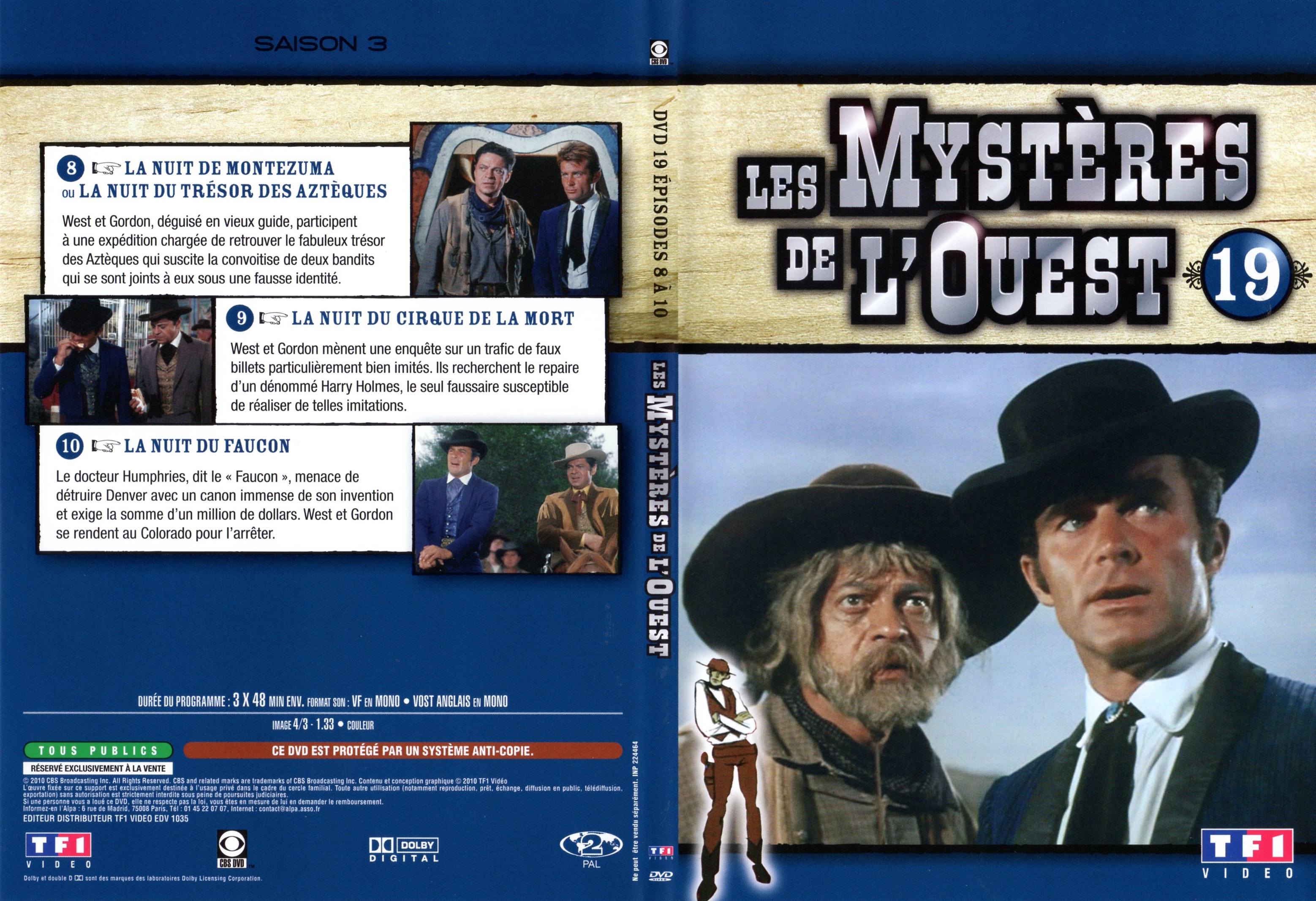 Jaquette DVD Les mystres de l