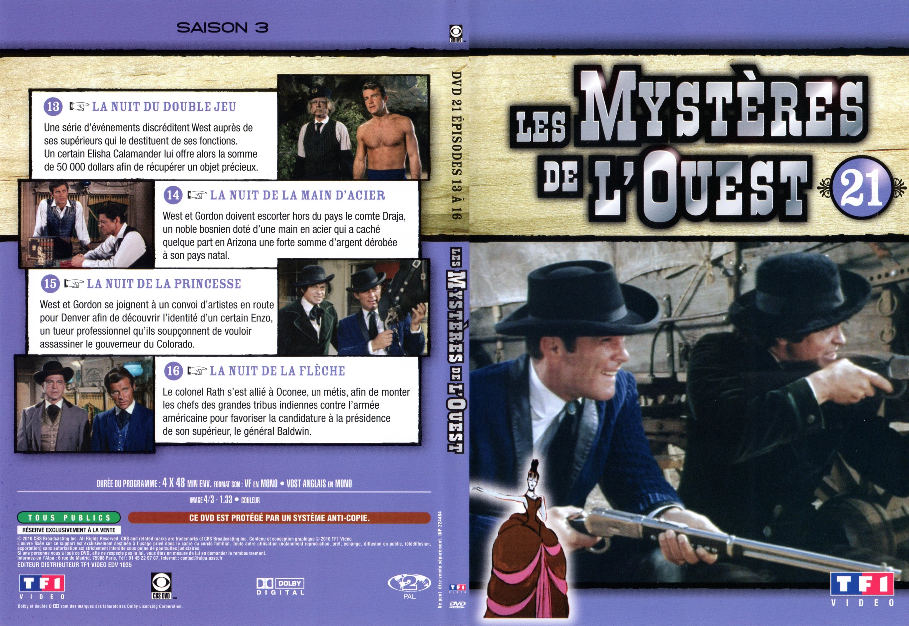 Jaquette DVD Les mystres de l