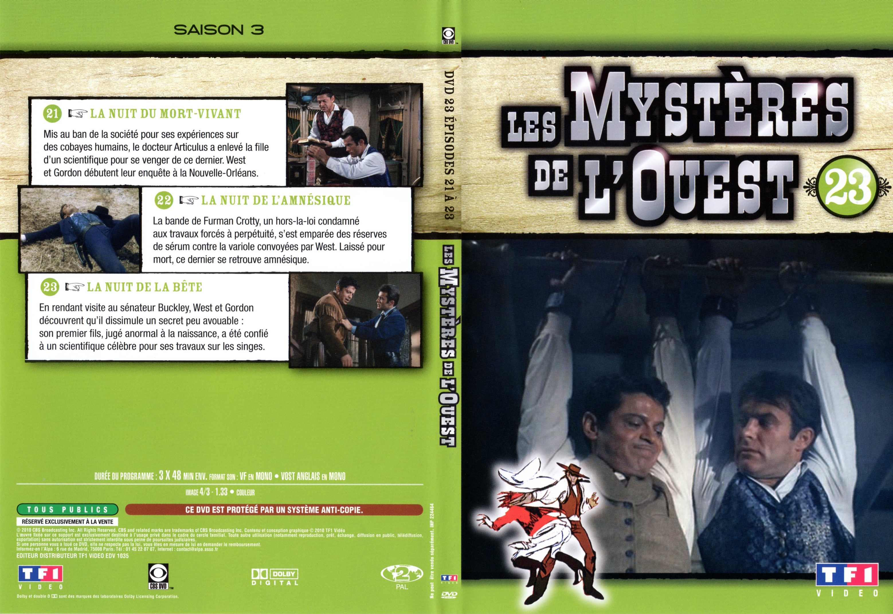 Jaquette DVD Les mystres de l