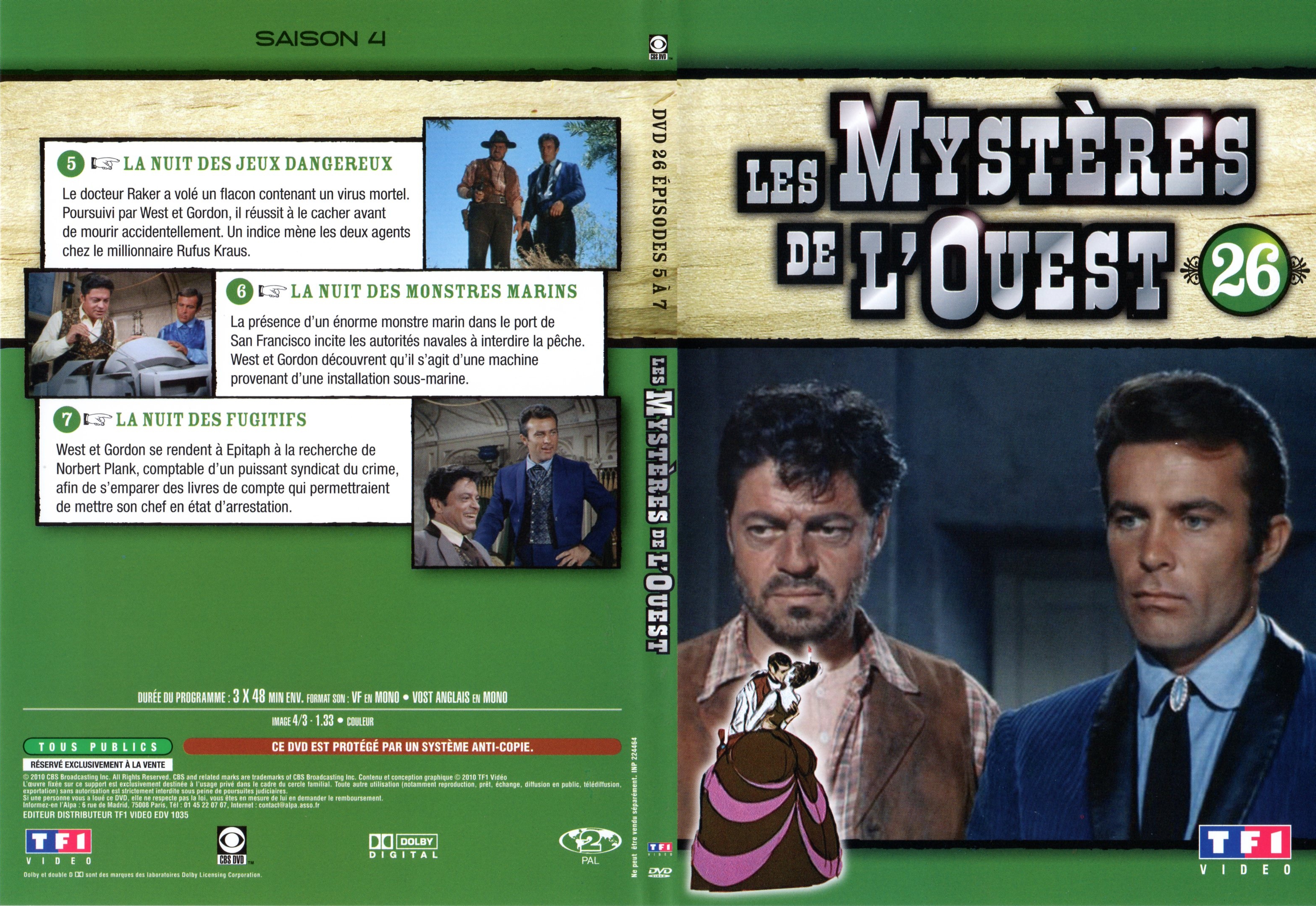 Jaquette DVD Les mystres de l