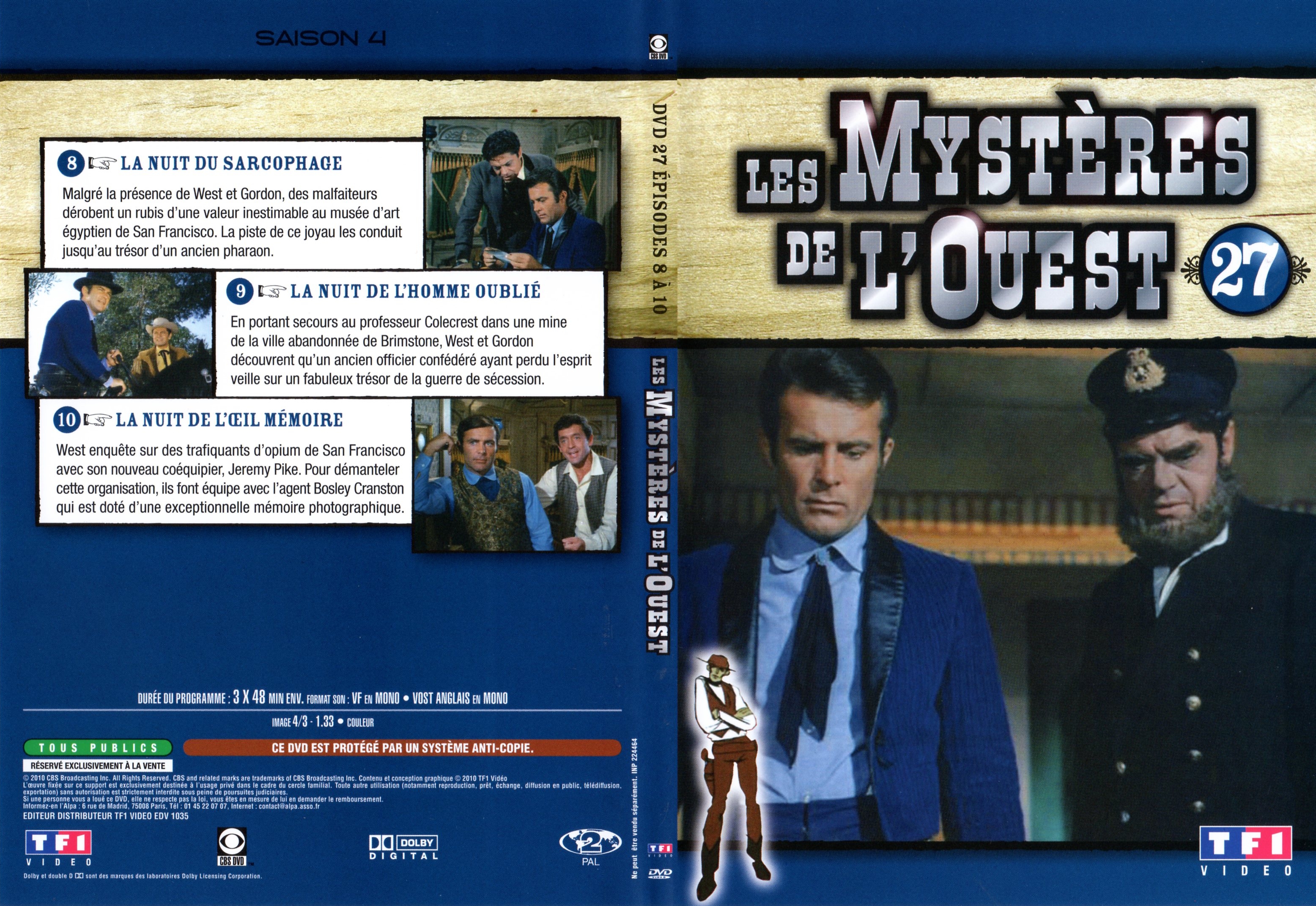 Jaquette DVD Les mystres de l