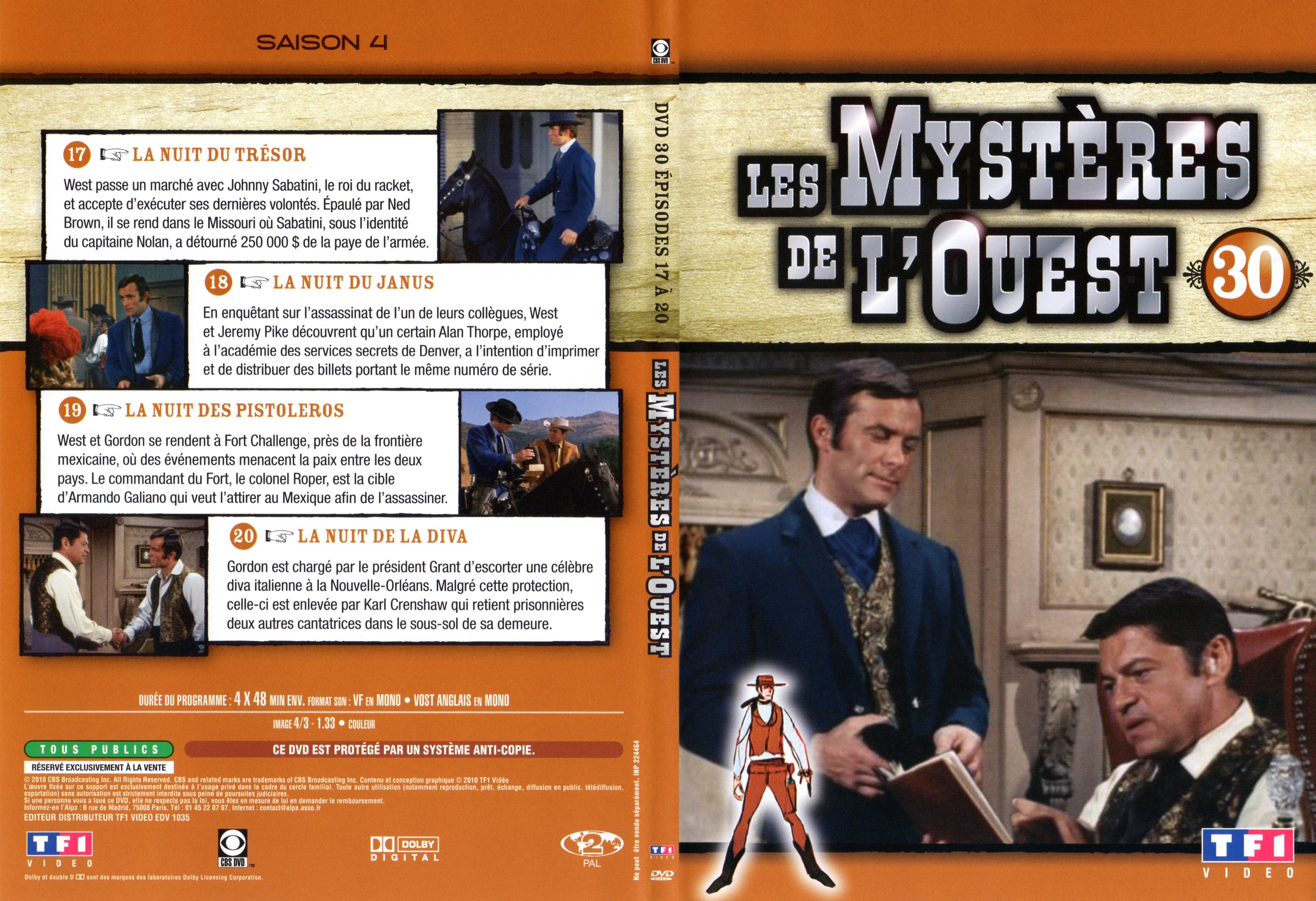 Jaquette DVD Les mystres de l