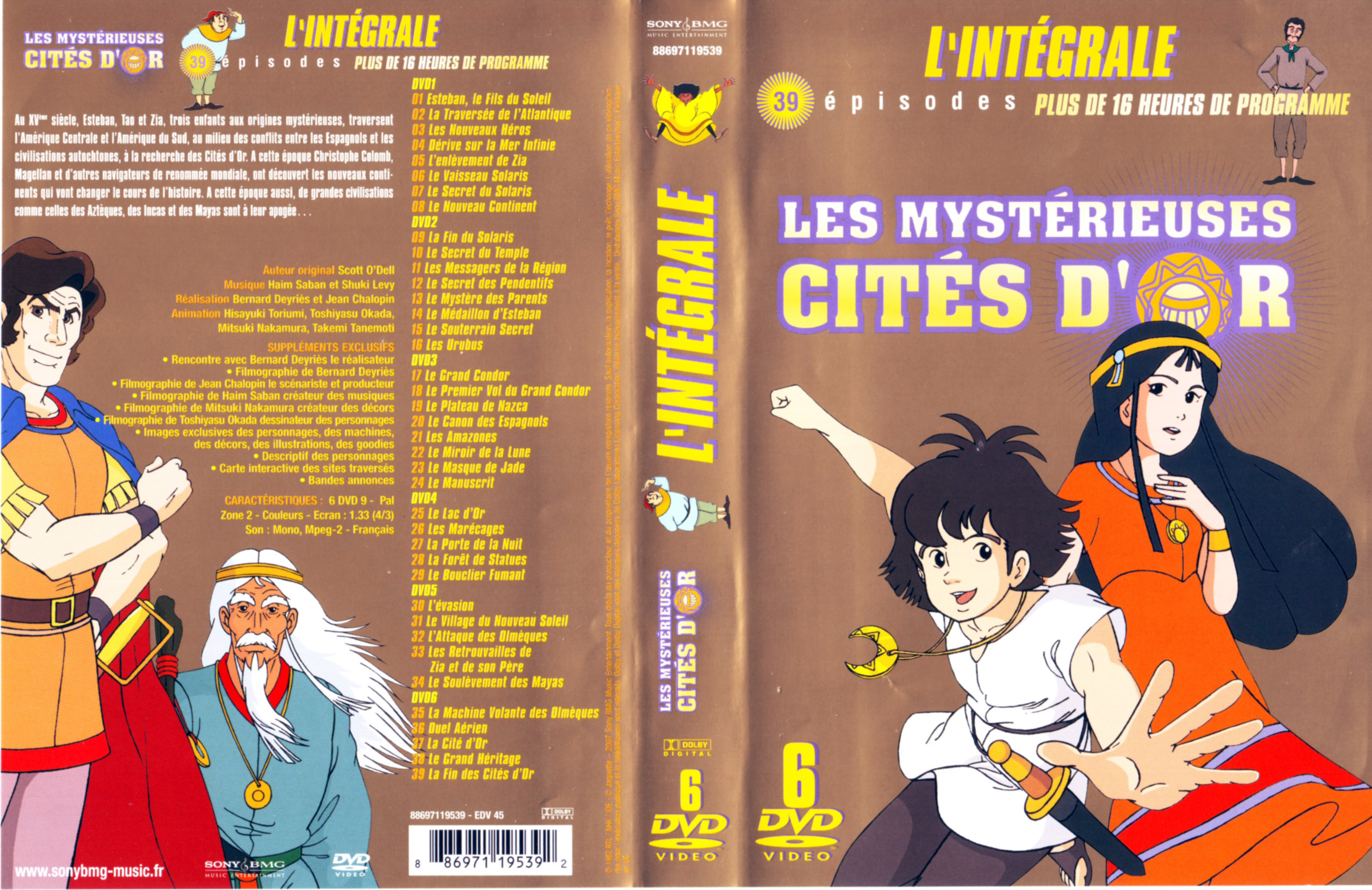 Jaquette DVD Les mystrieuses cits d