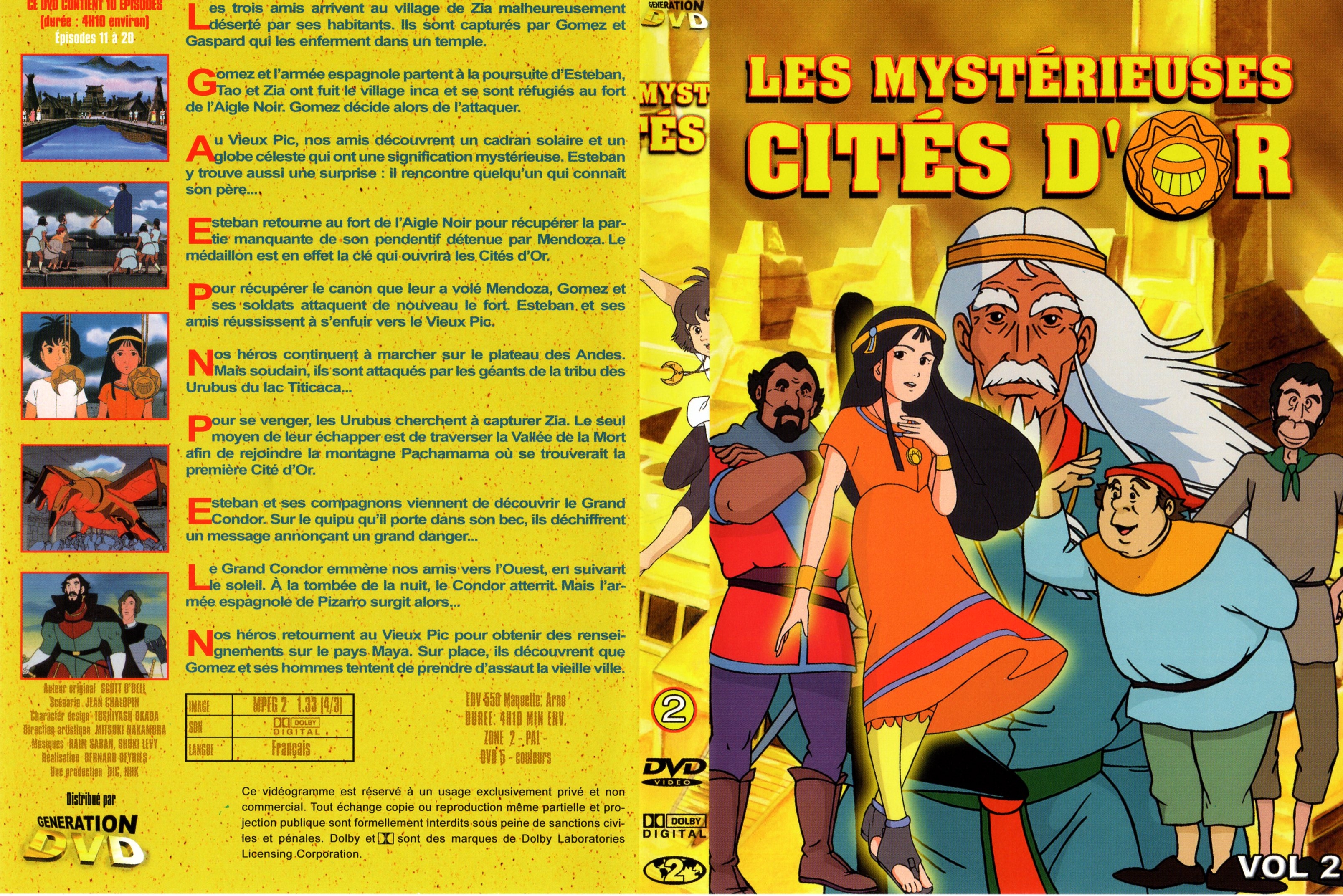 Jaquette DVD Les mystrieuses cits d