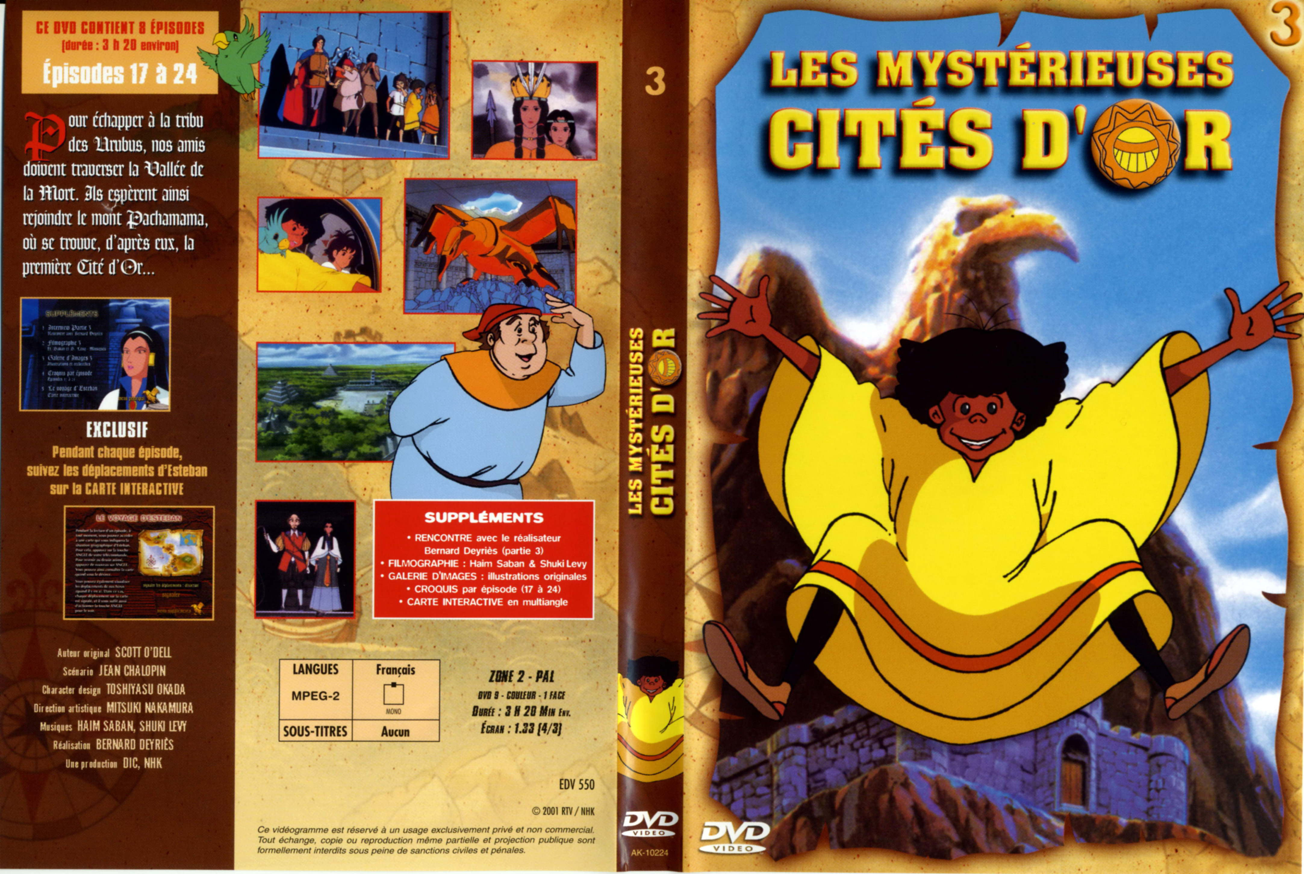 Jaquette DVD Les mystrieuses cits d