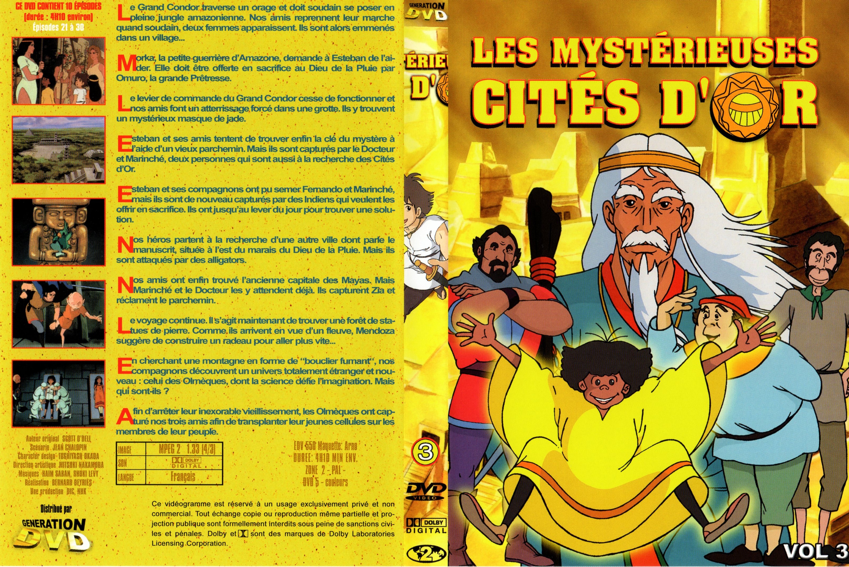 Jaquette DVD Les mystrieuses cits d