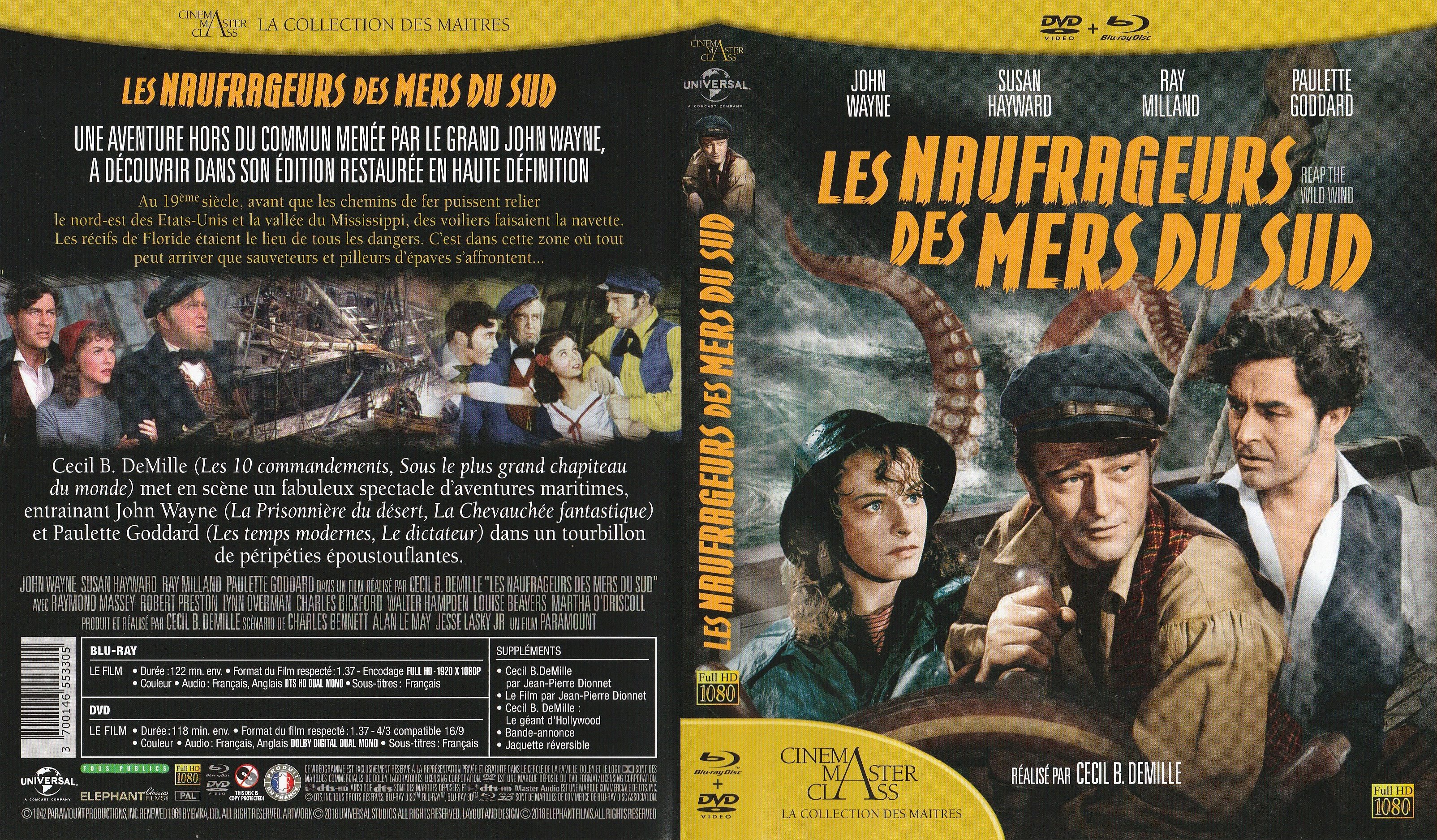 Jaquette DVD Les naufrageurs des mers du sud (BLU-RAY)