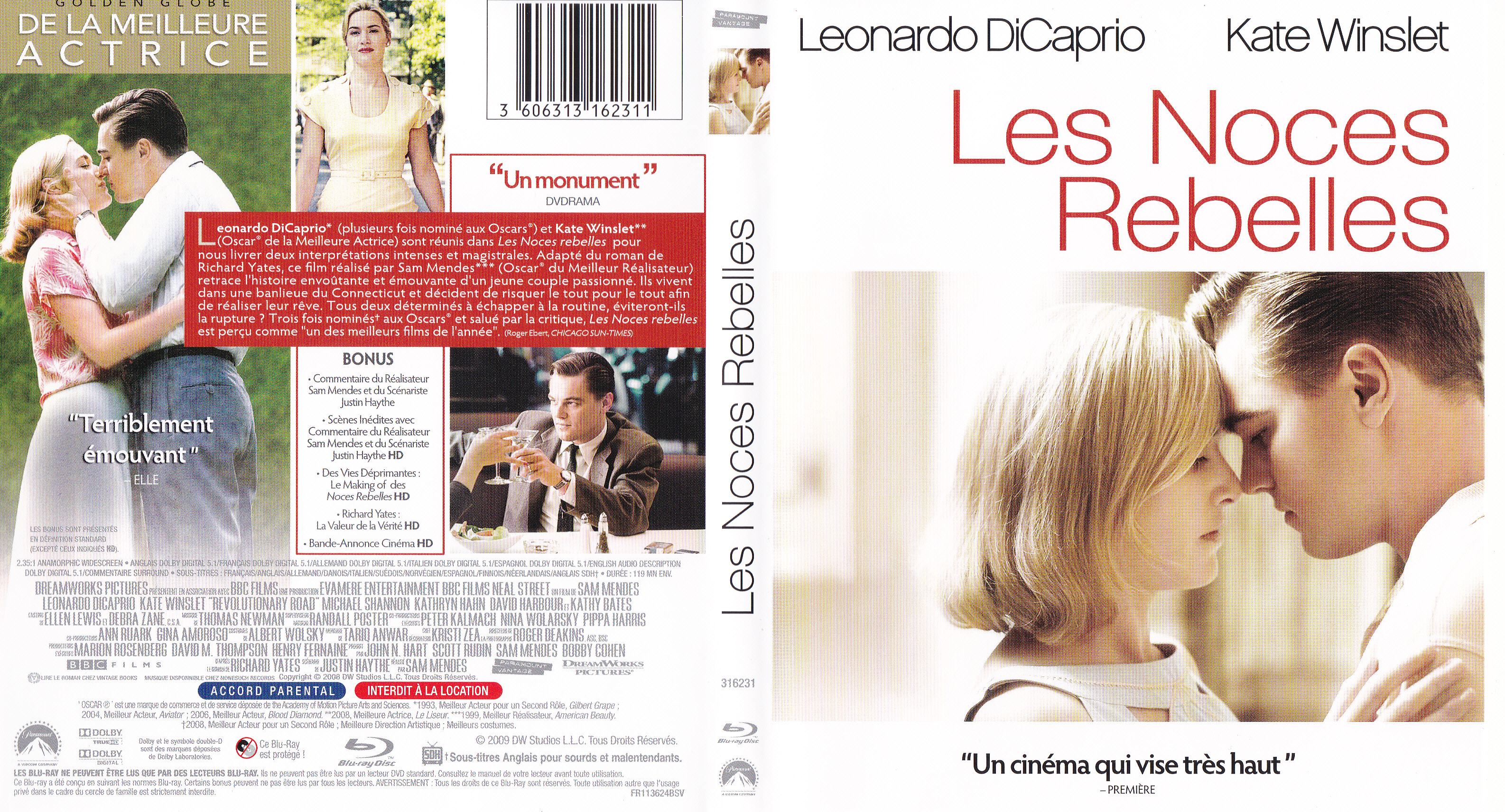 Jaquette DVD Les noces rebelles (BLU-RAY)