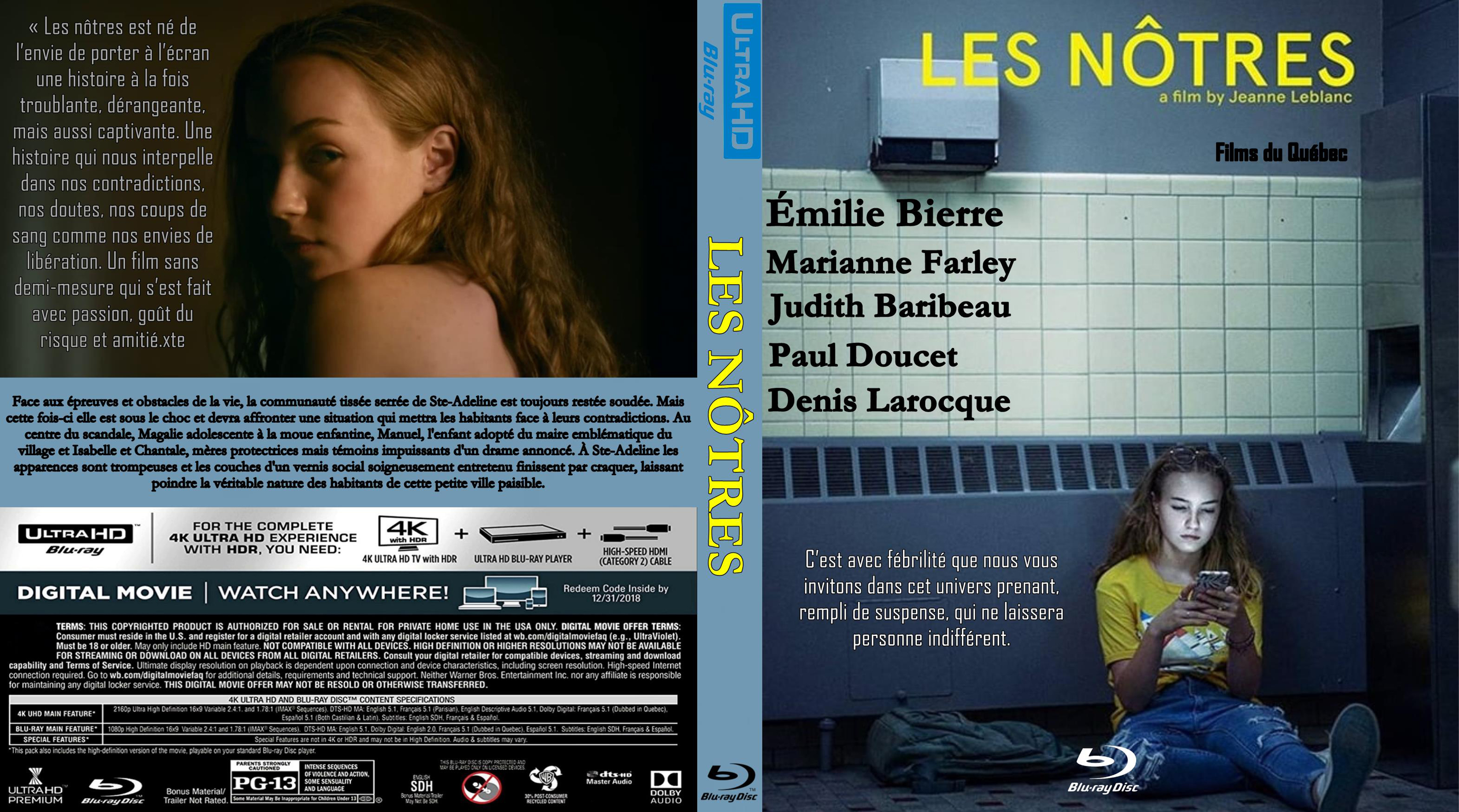 Jaquette DVD Les notres custom (BLU-RAY)