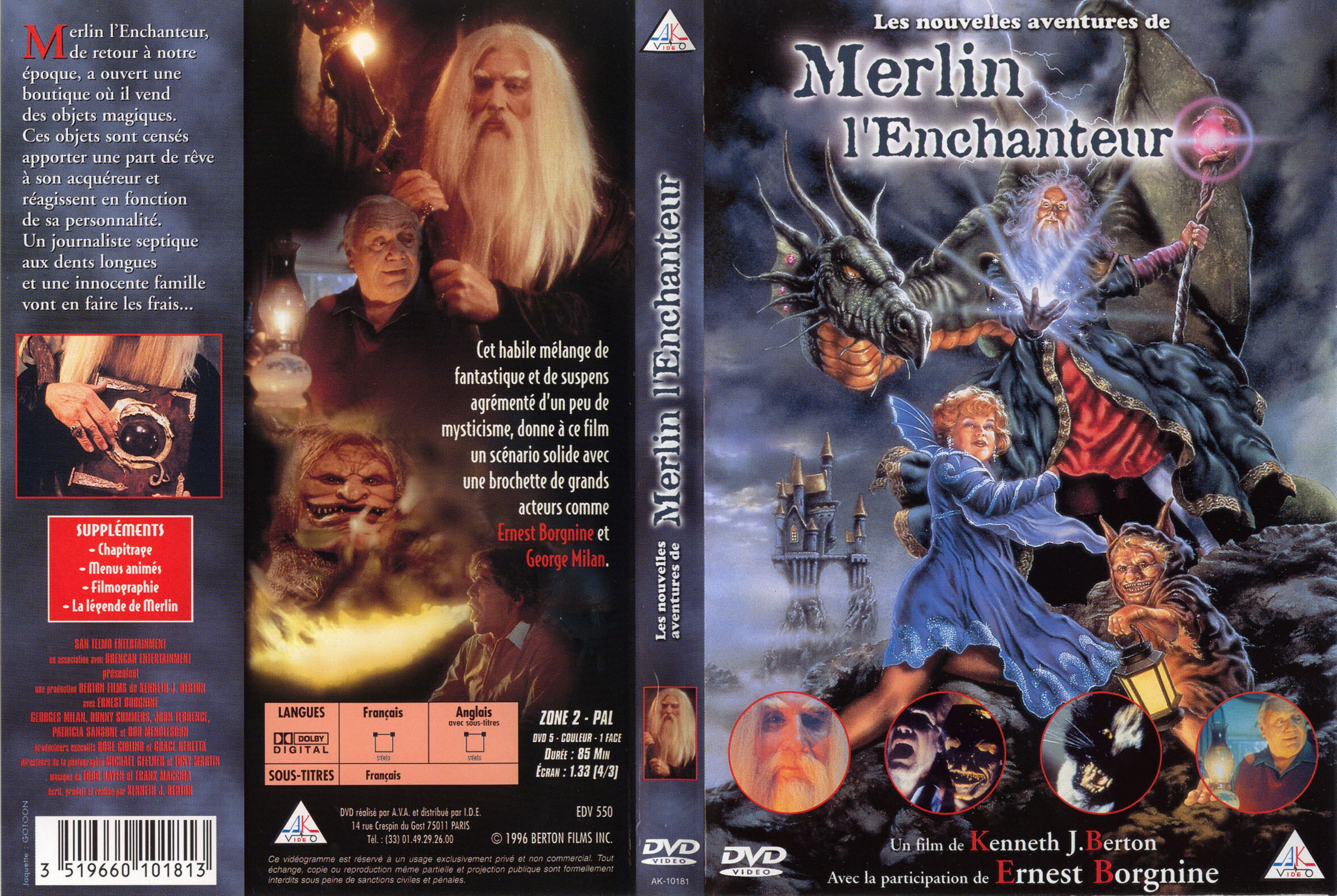 Jaquette DVD Les nouvelles aventures de Merlin l