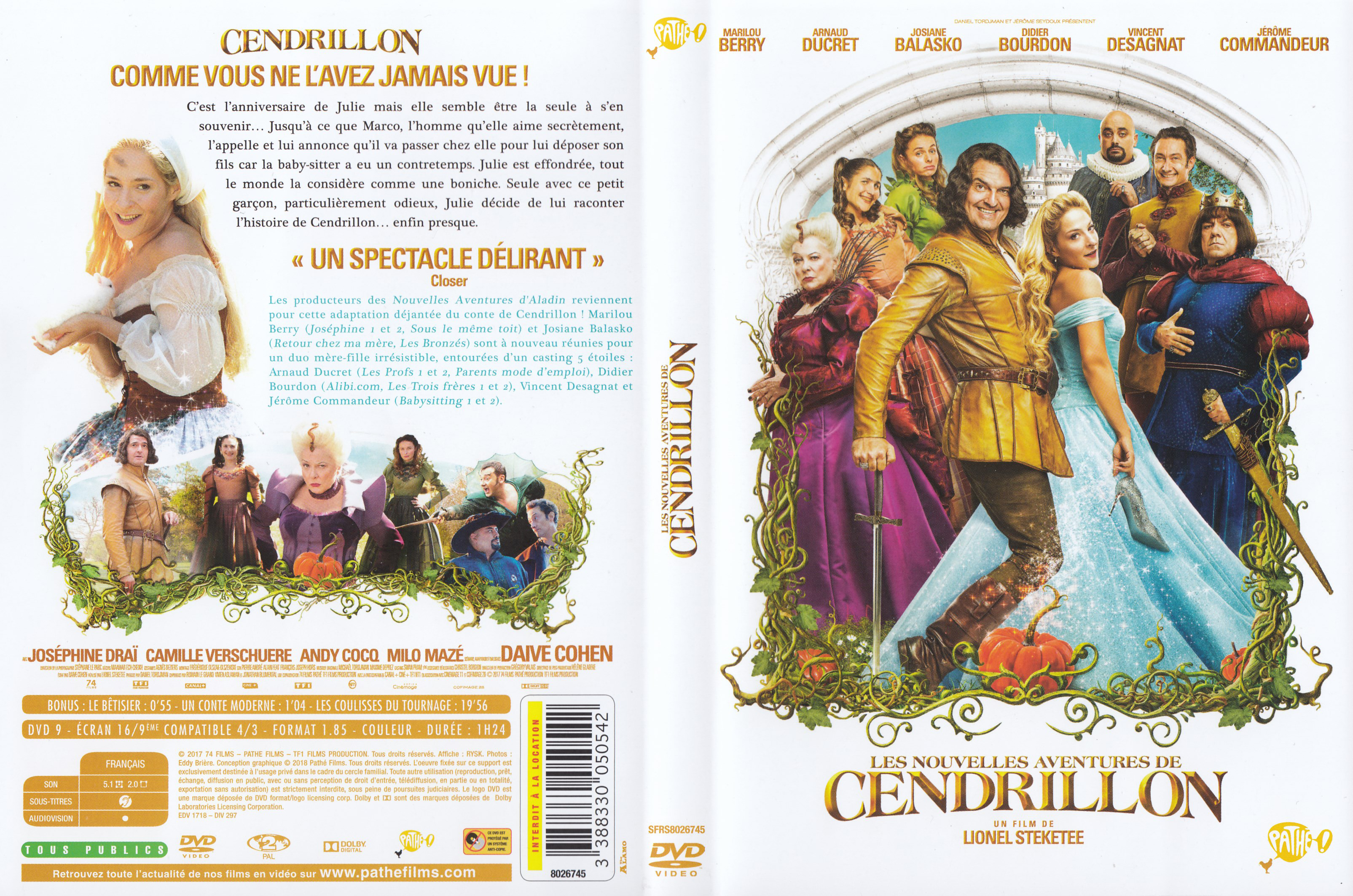 Jaquette DVD Les nouvelles aventures de cendrillon