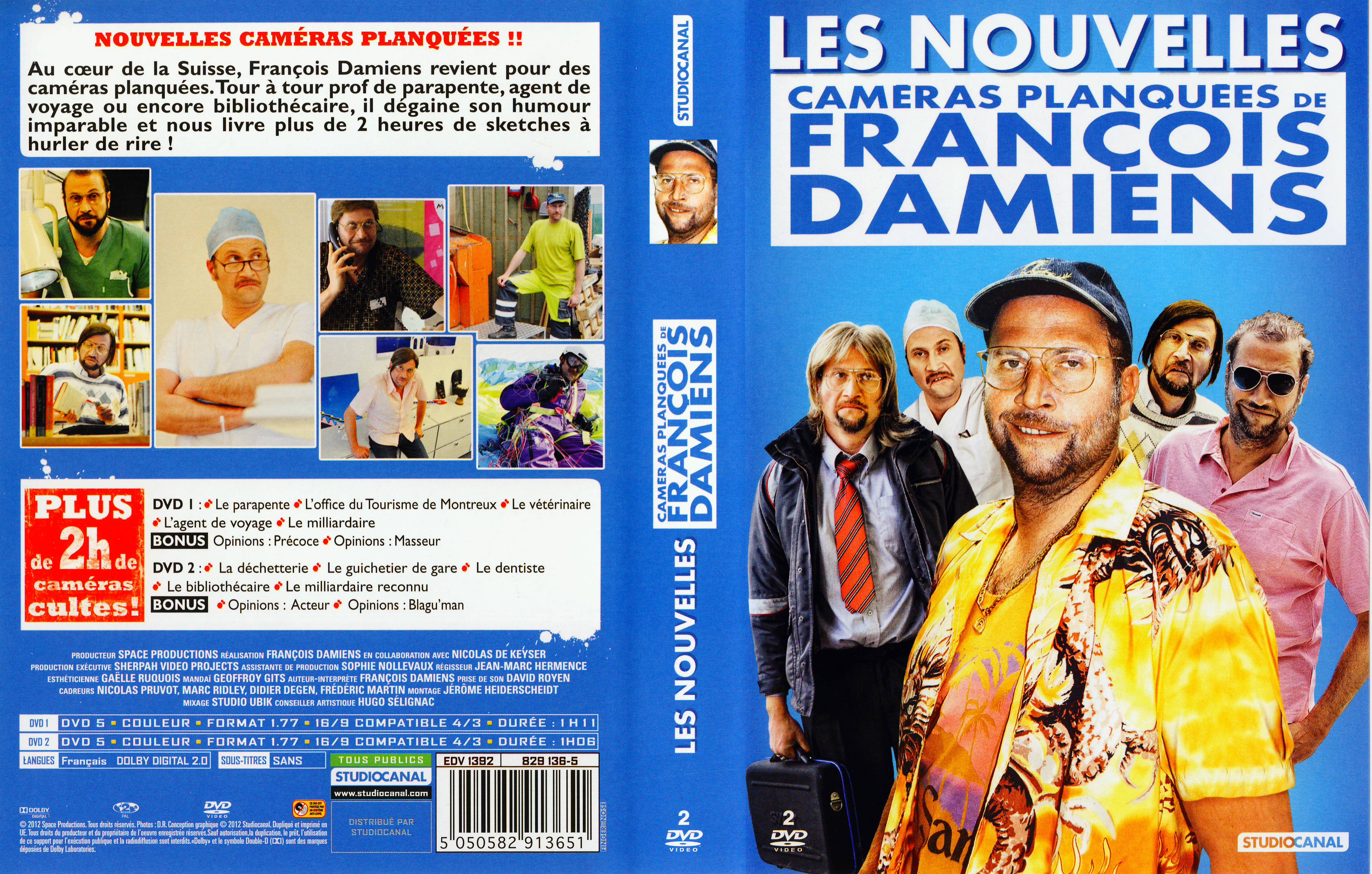 Jaquette DVD Les nouvelles cameras planques de Francois Damiens